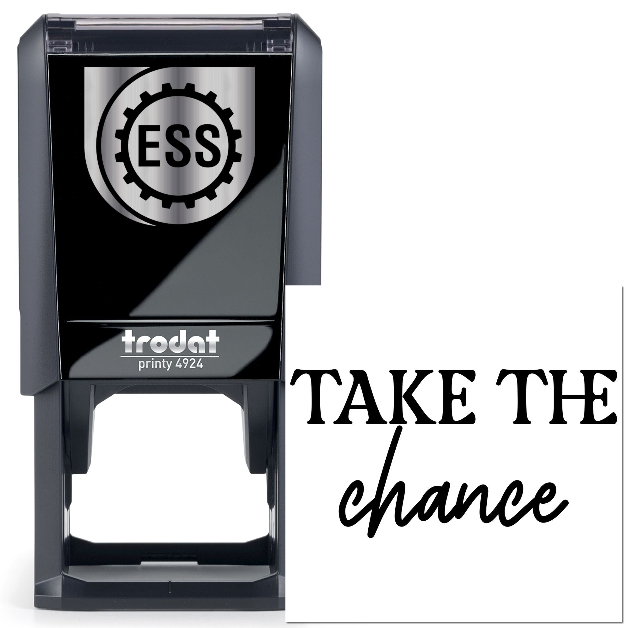 Self-Inking Take Change Cardmaking Stamp