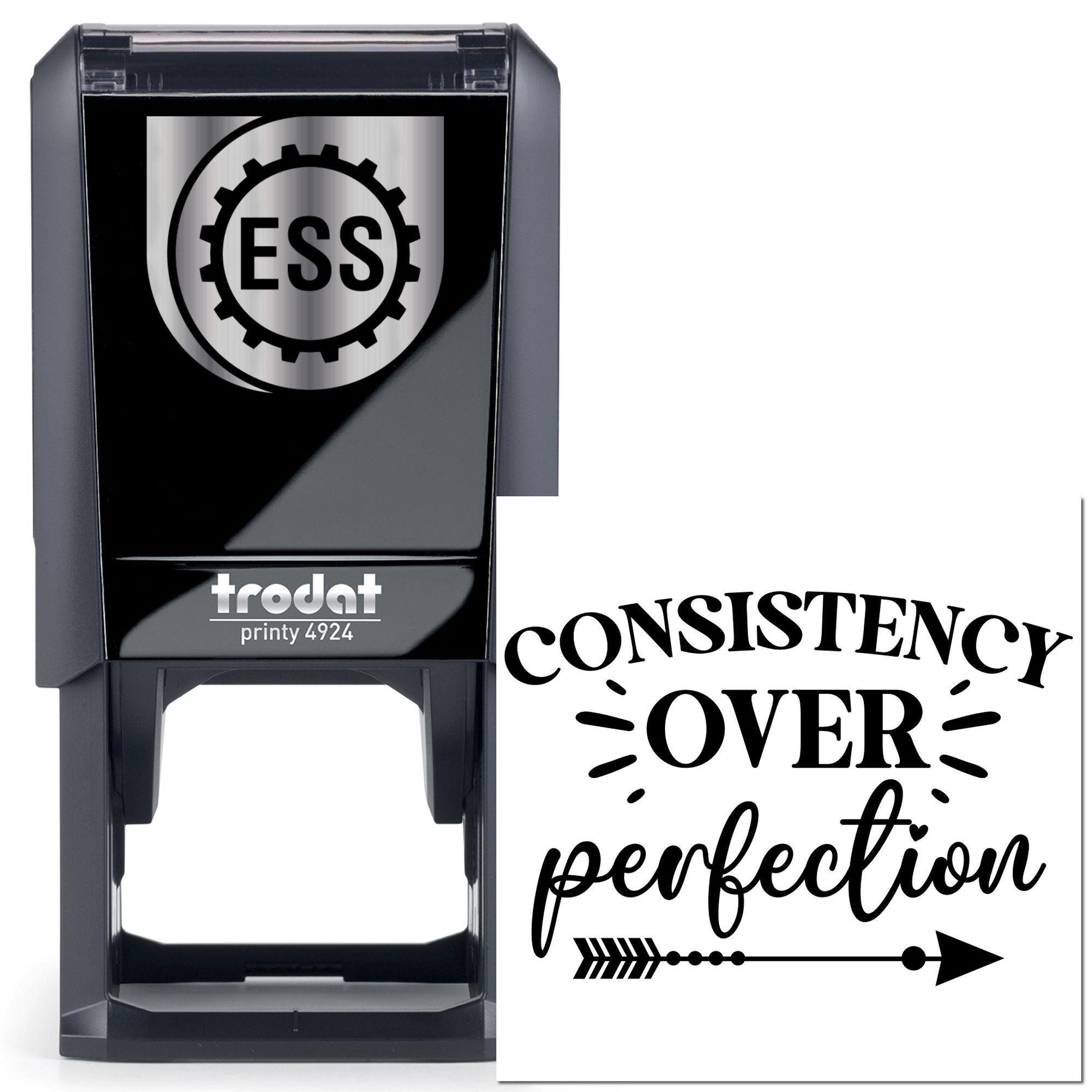 Self-Inking Consistency Perfection Greeting Card Stamp