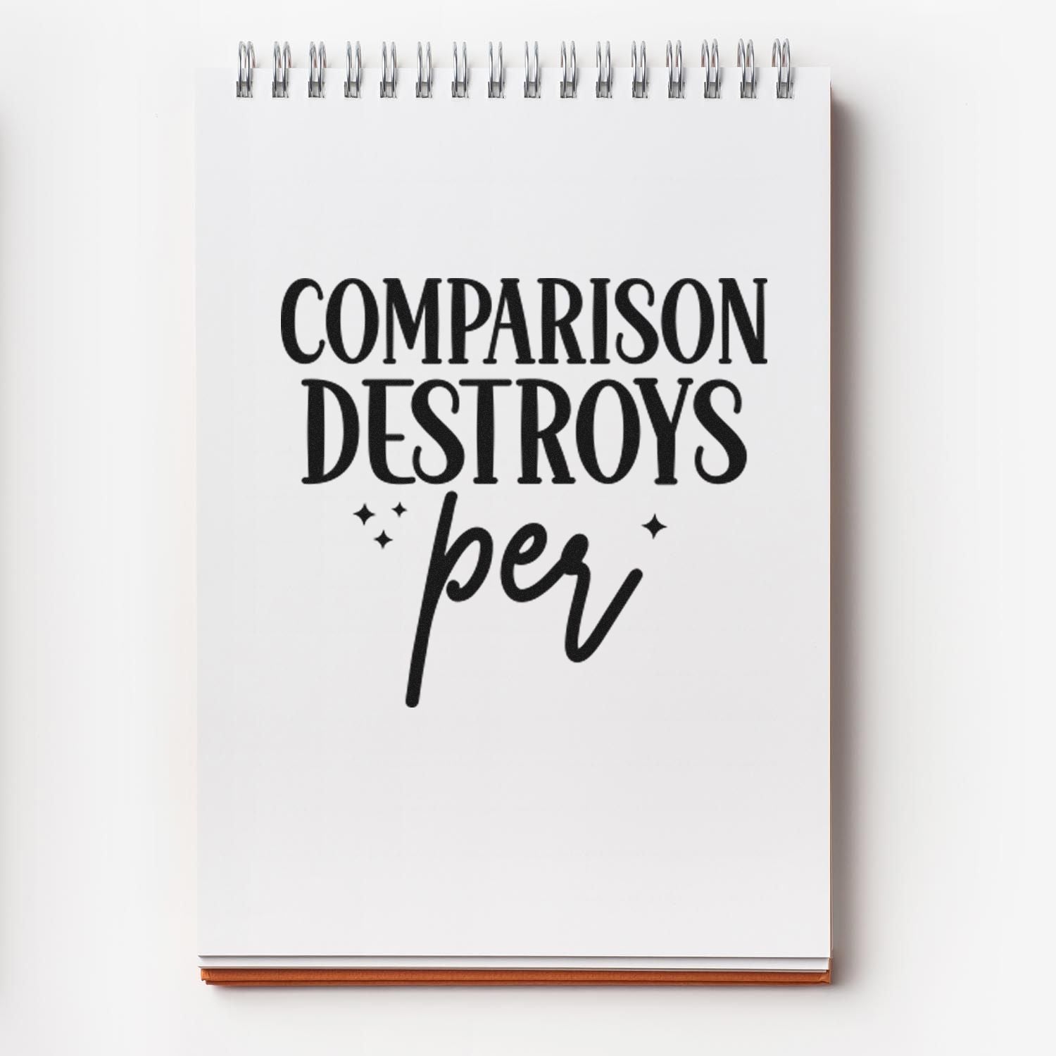 Pre-Inked Comparison Destroys Joy Craft Stamp