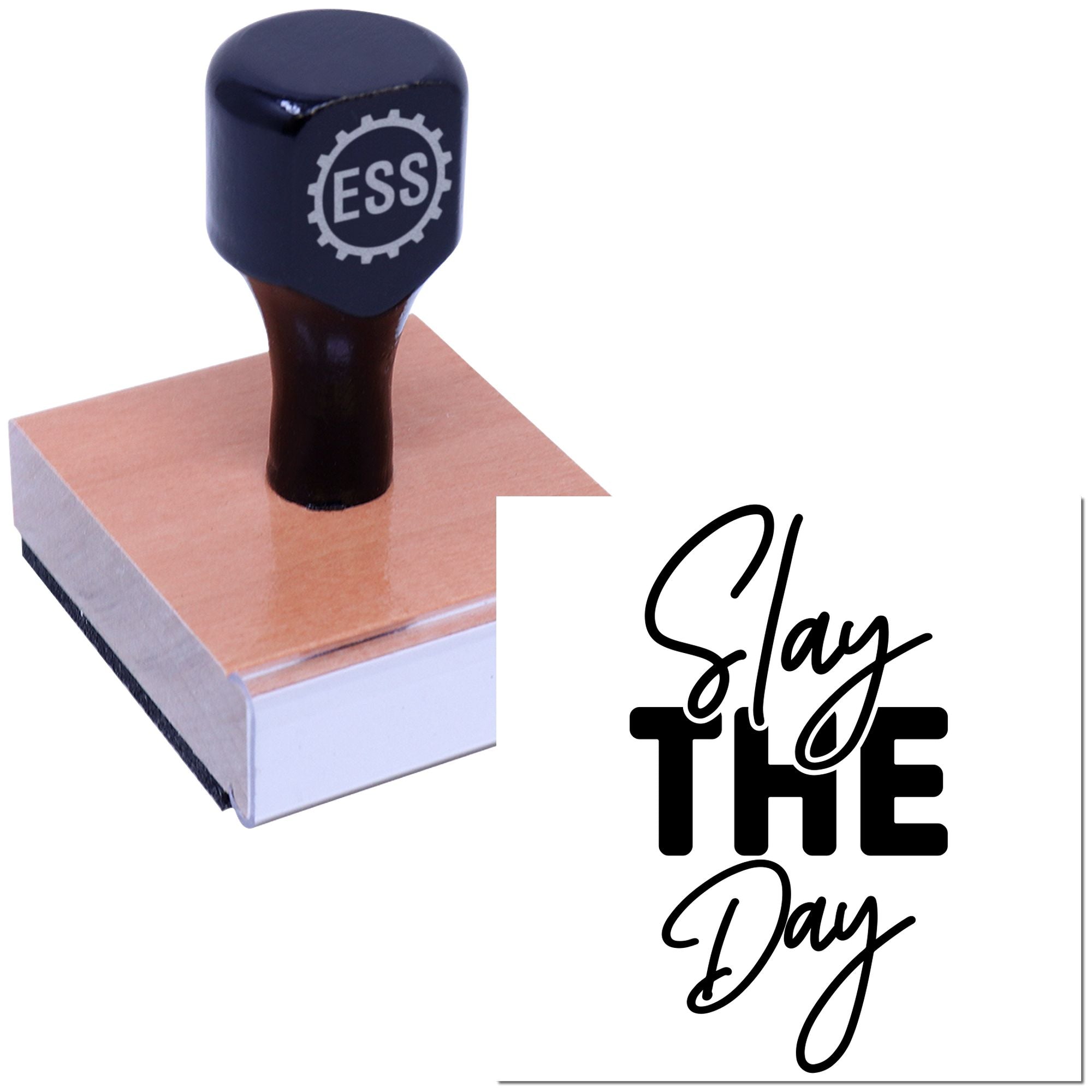 Own Your Day Card Making Rubber Stamp