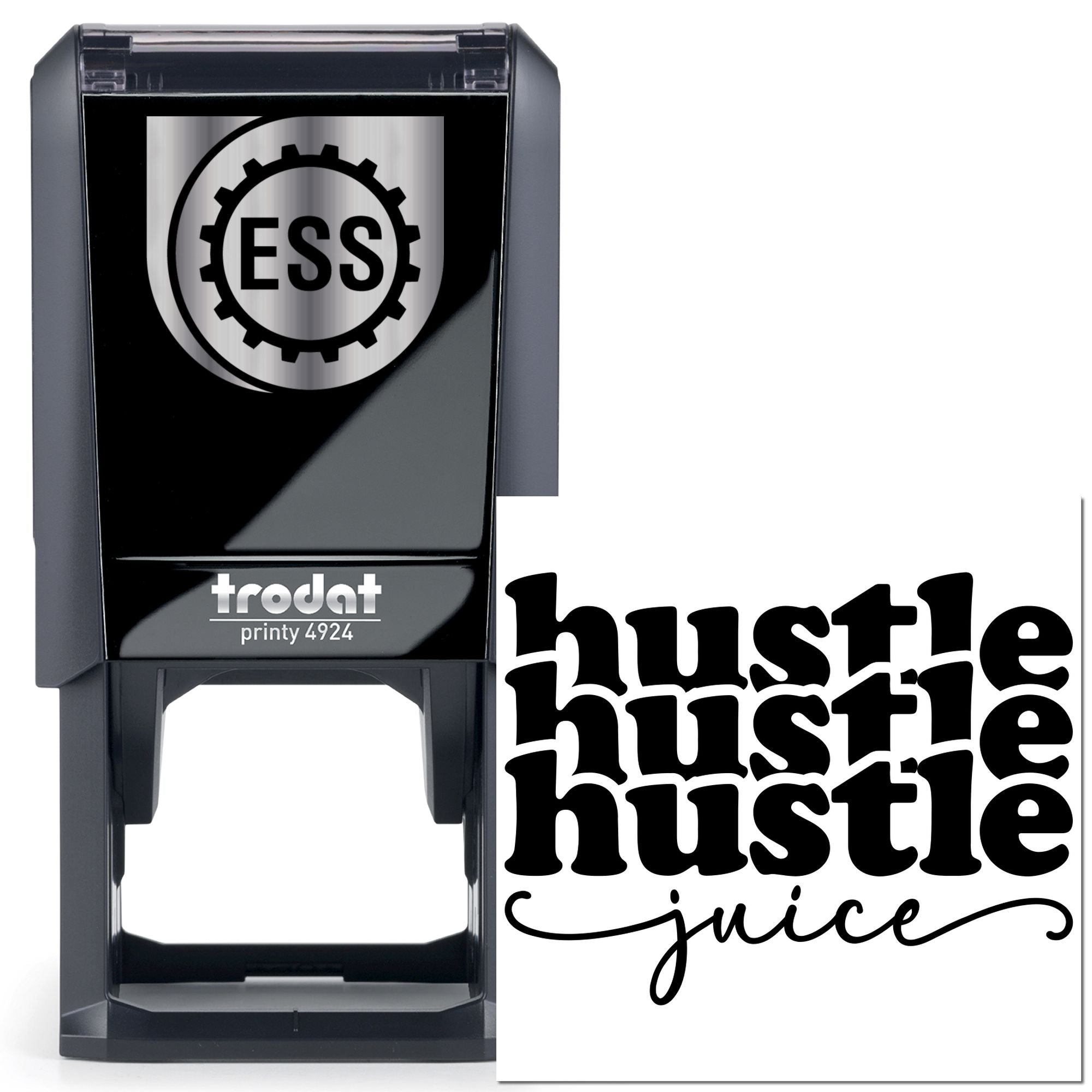 Self-Inking Hustle Juice Handcraft Stamp