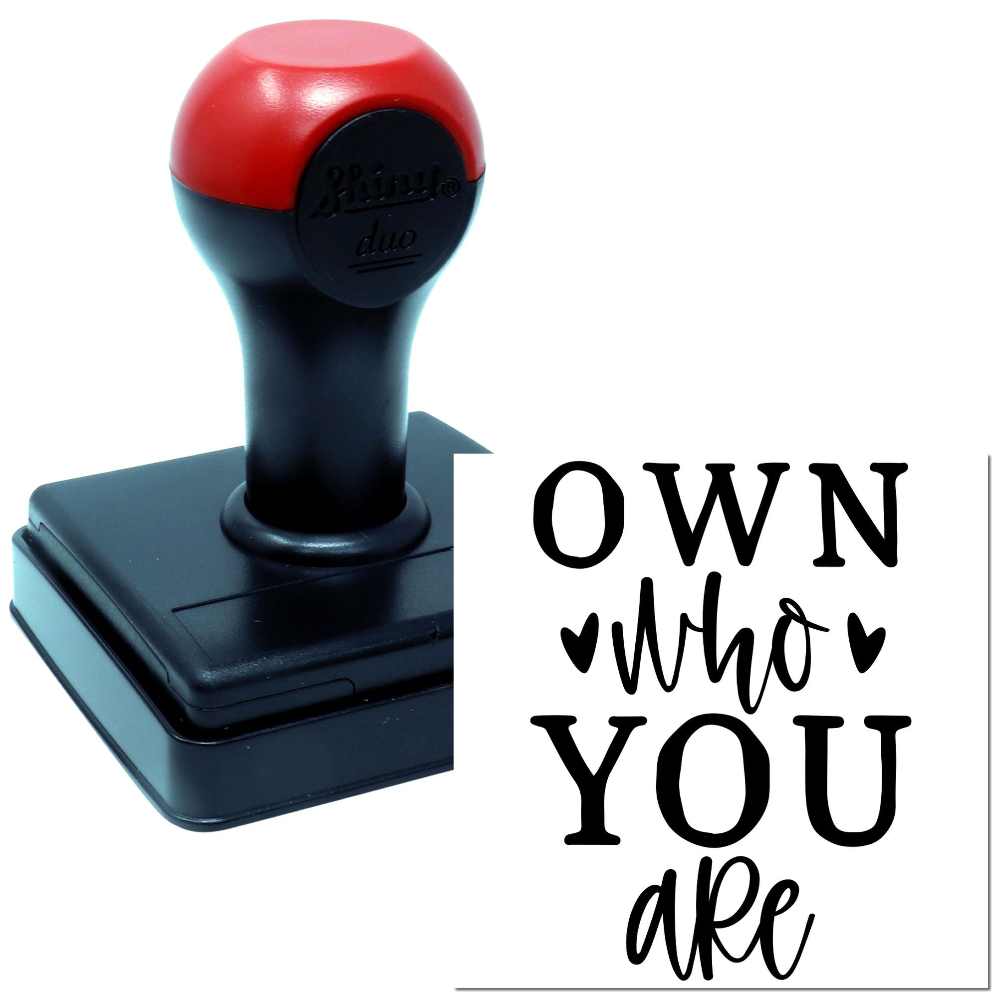 Duo Empowering Own Who You Are Hand Stamp