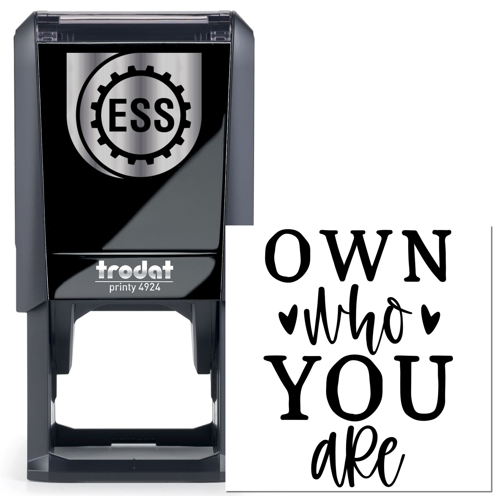 Self-Inking Self Empowerment Greeting Card Stamp