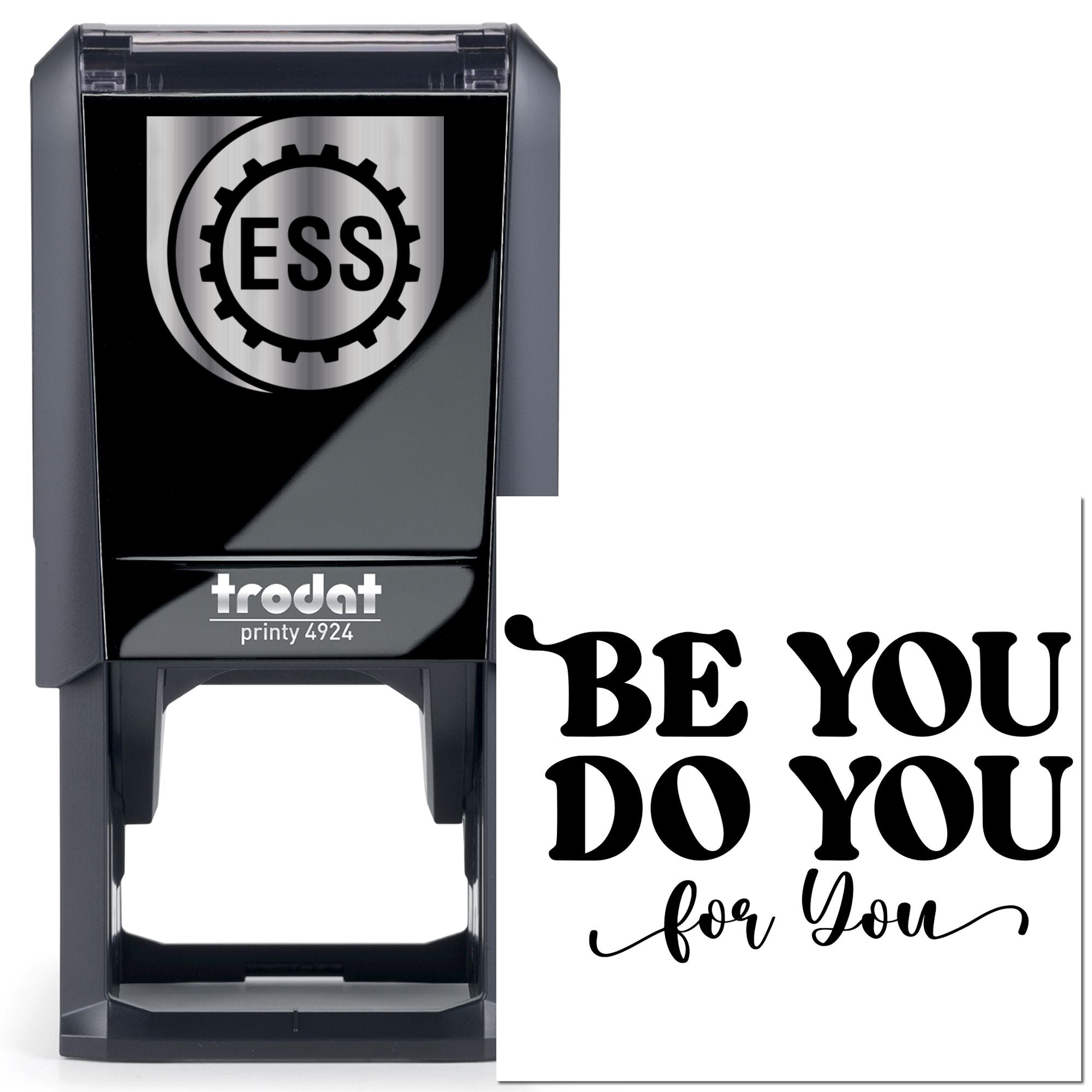 Self-Inking Be Yourself Note Card Stamp