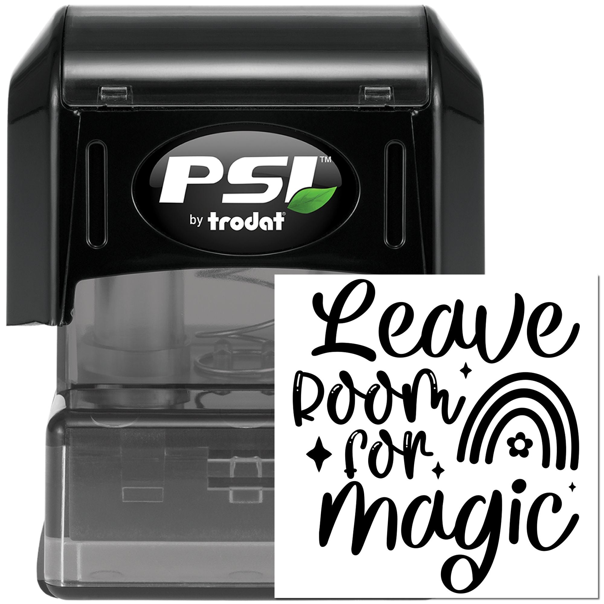 Pre-Inked Leave Room Magic Mini Card Stamp