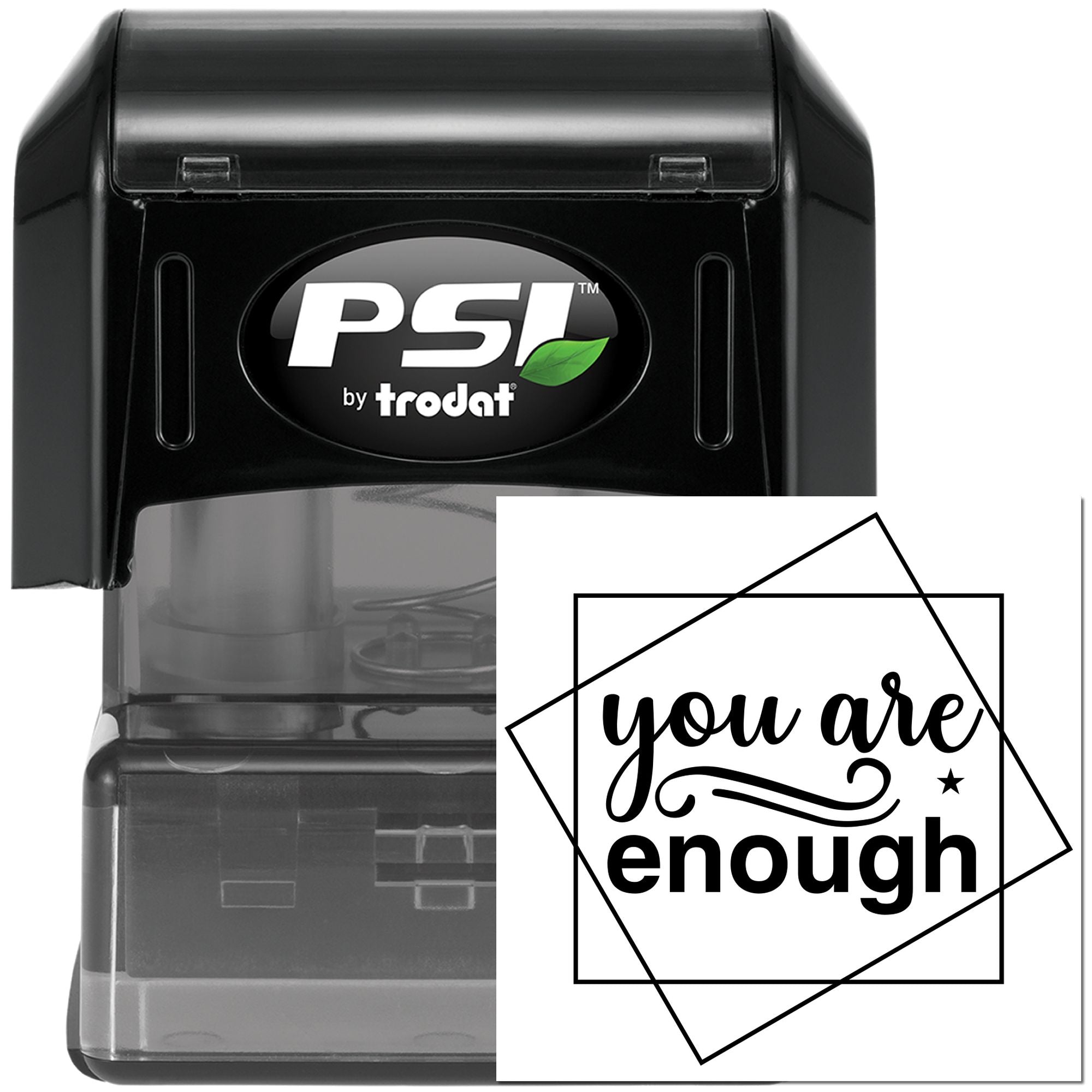 Pre-Inked You Are Enough Postcard Stamp