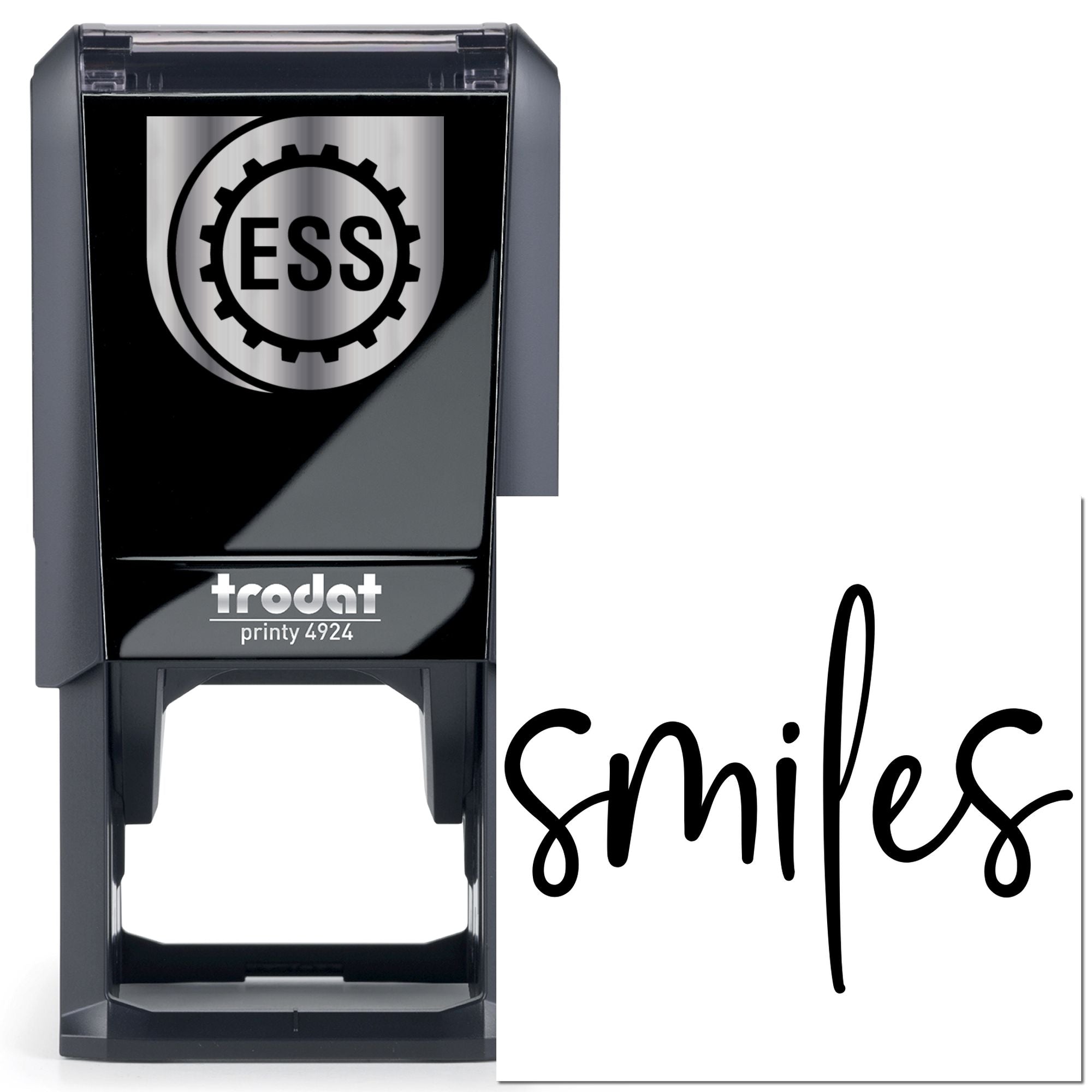 Self-Inking Cursive Snipes Scrapbook Stamp