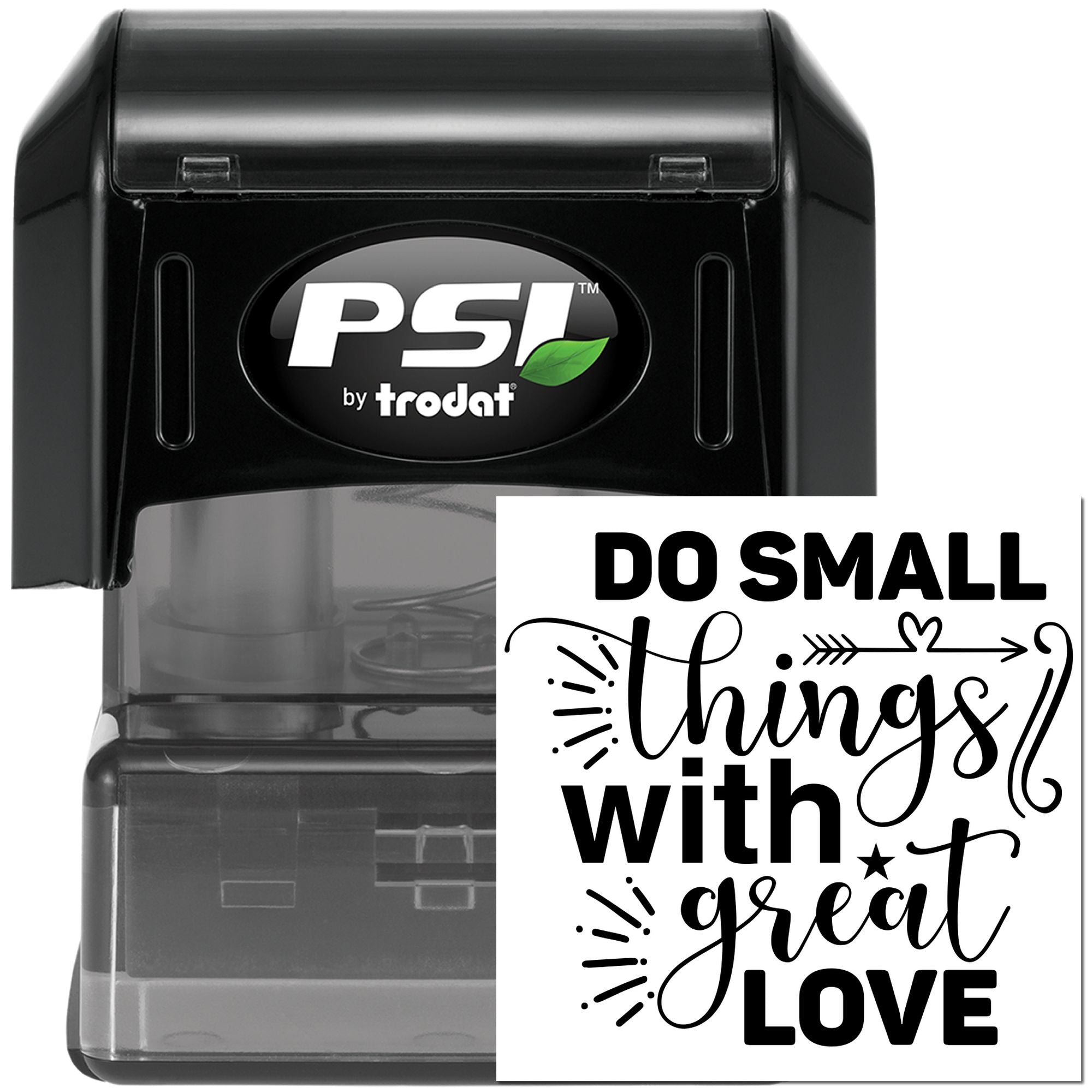 Pre-Inked Do Small Things Crafting Stamp