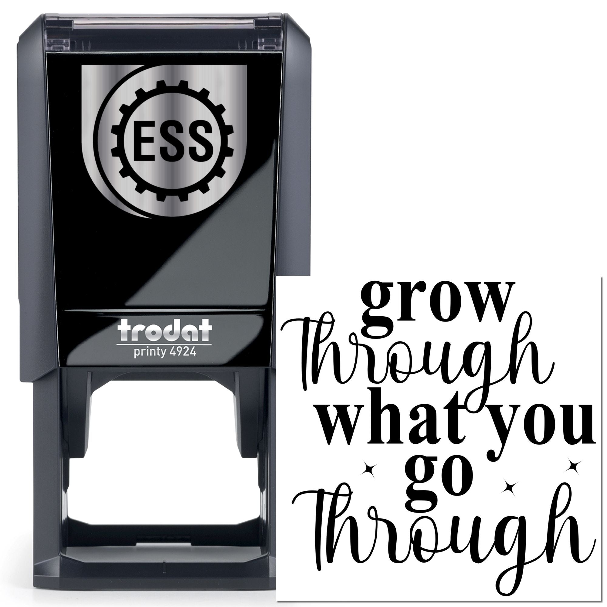 Self-Inking Motivational Quote Paper Craft Stamp