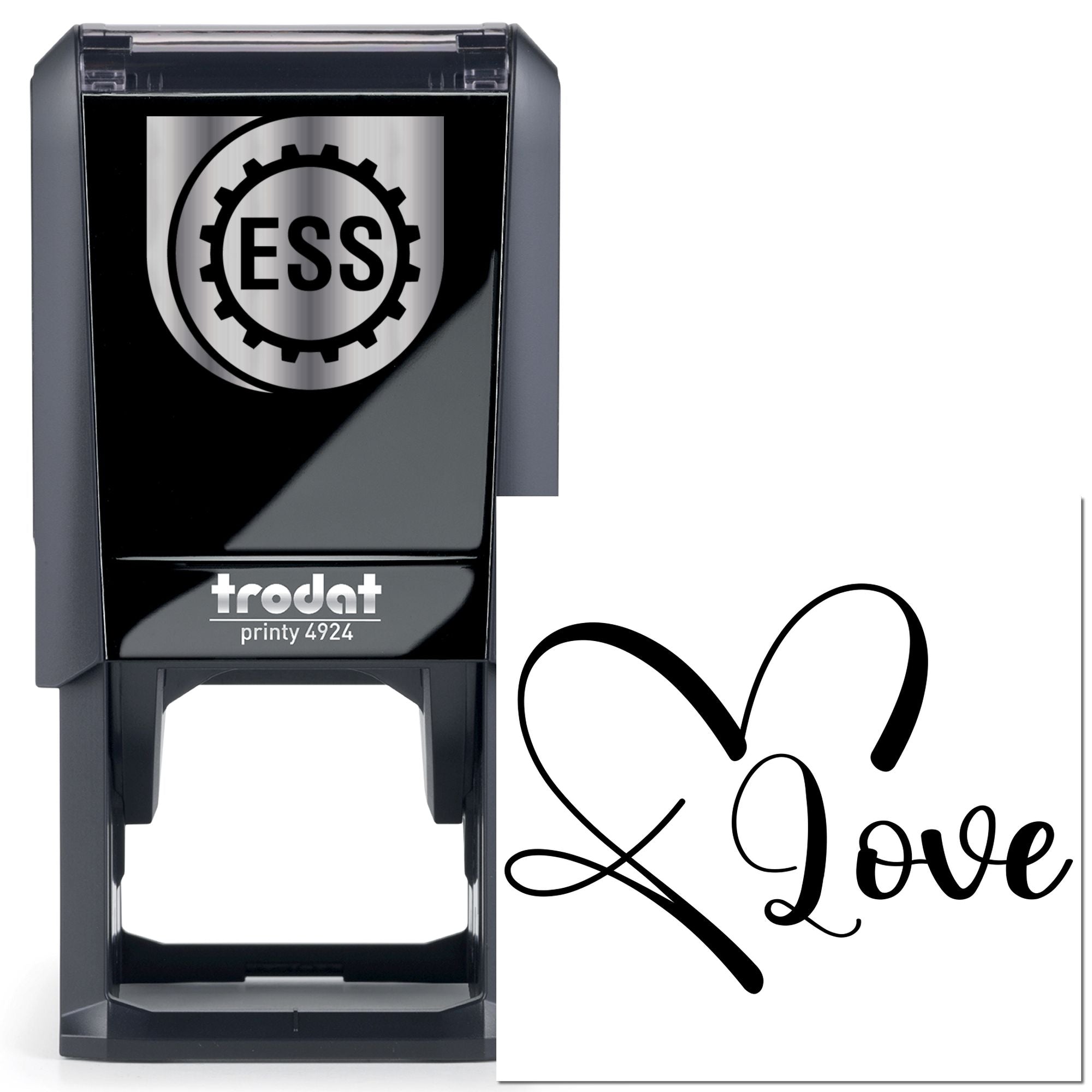 Self-Inking Love Heart Cardmaking Stamp