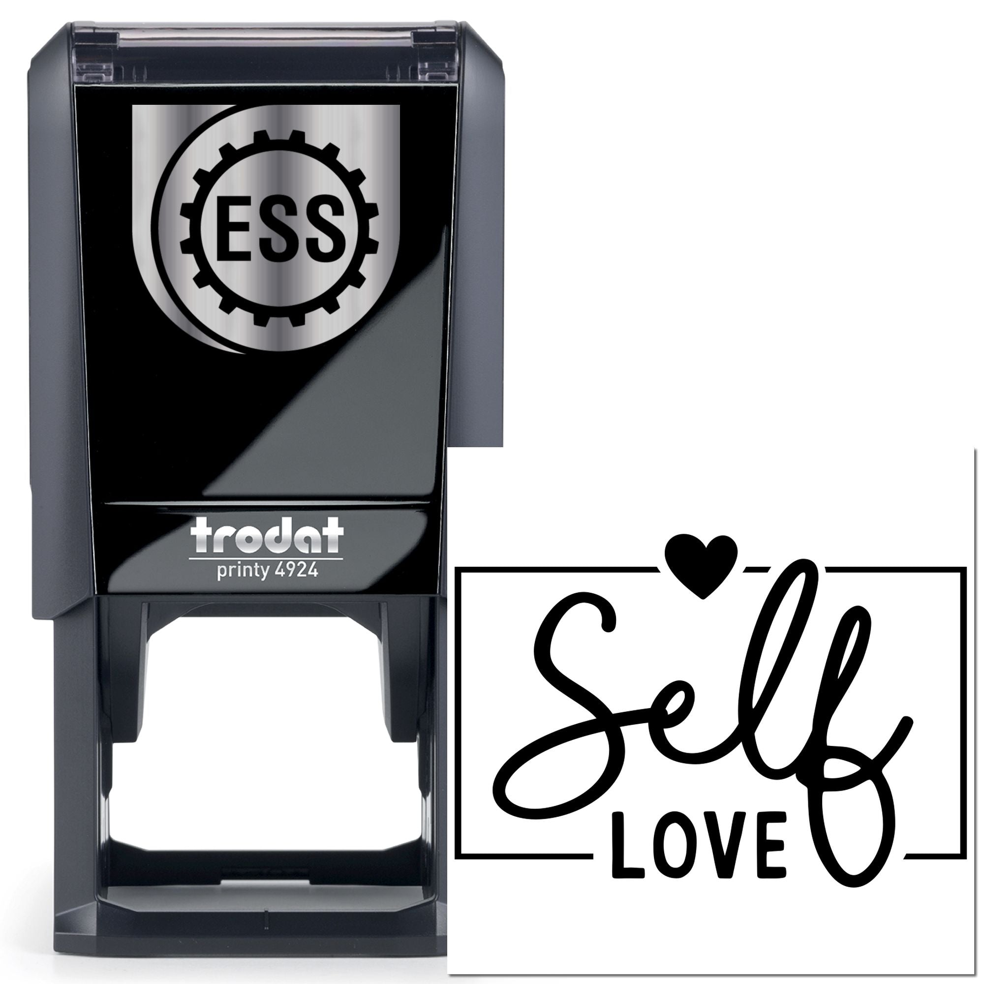 Self-Inking Self Love Greeting Card Stamp
