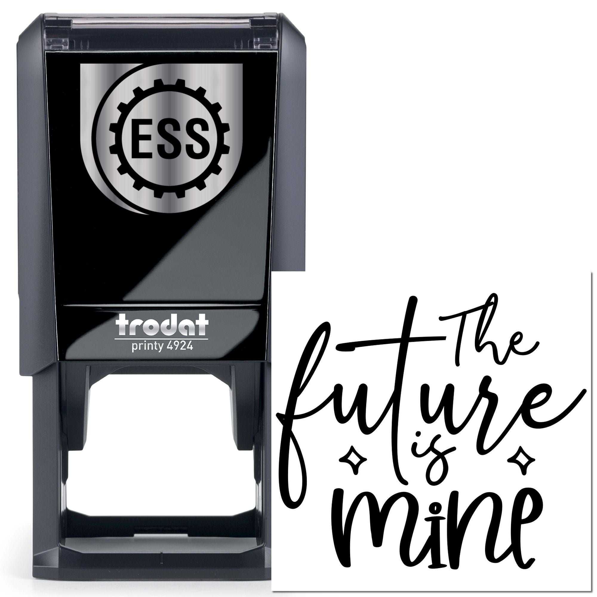 Self-Inking Own Future Note Card Stamp