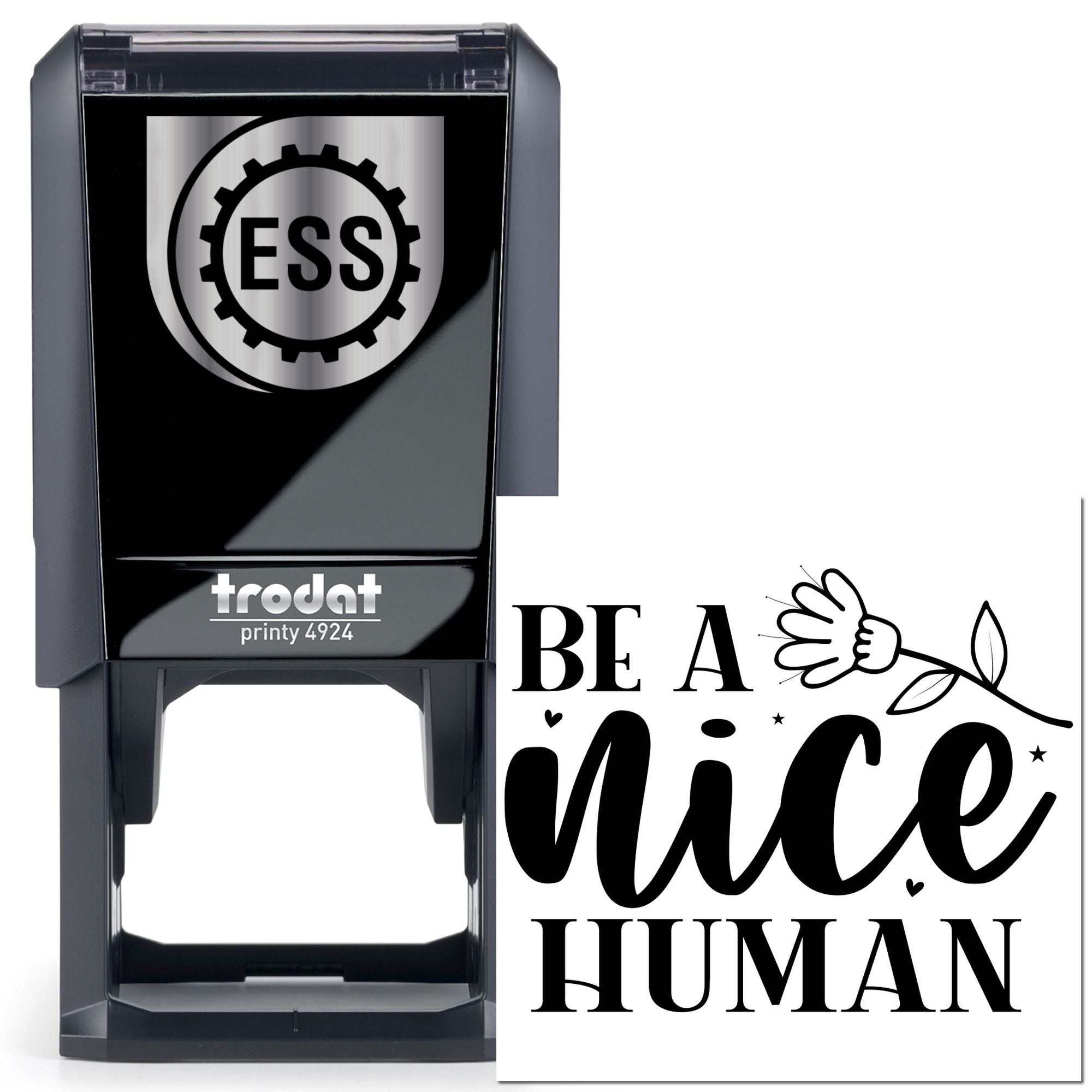 Self-Inking Nice Human Crafting Stamp