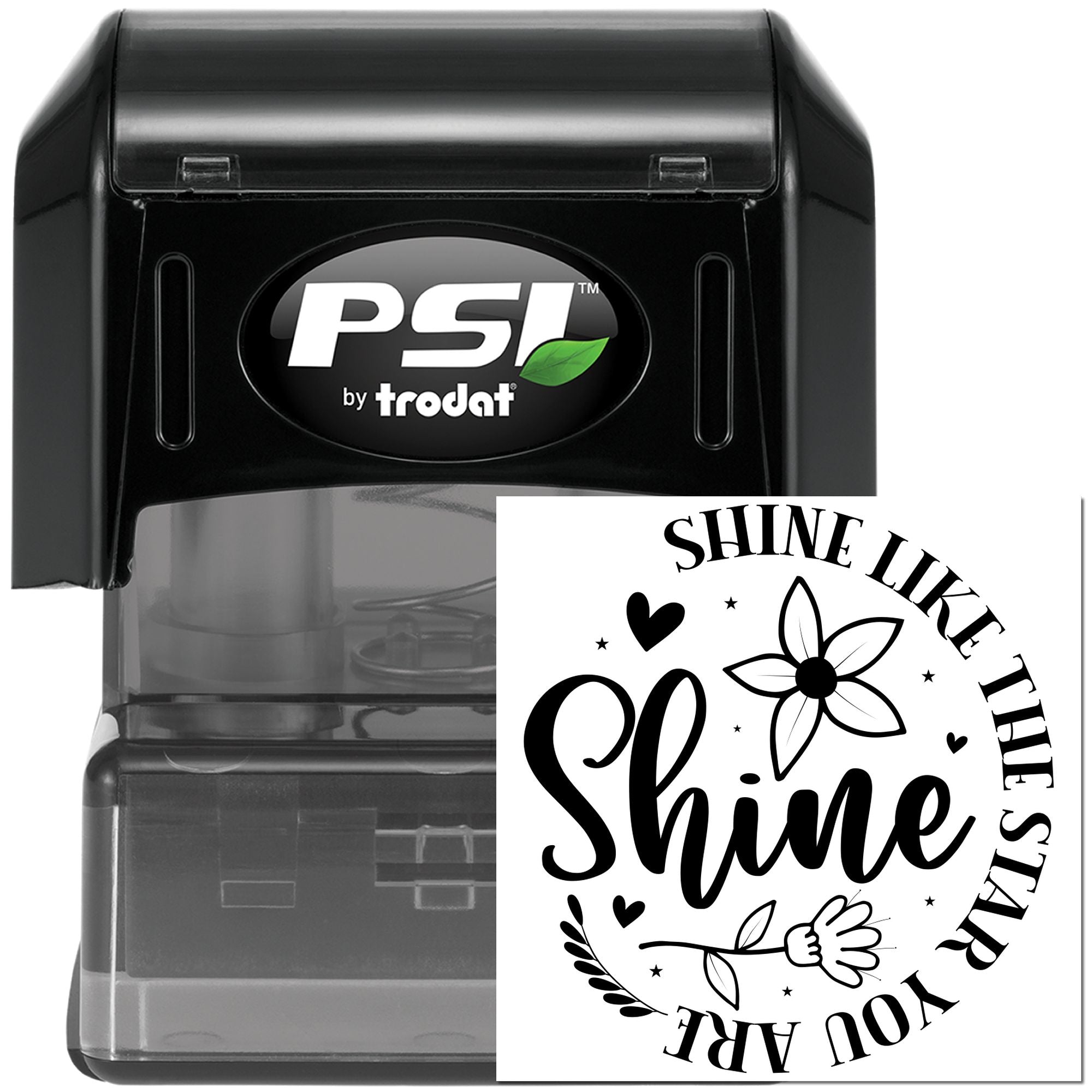 Pre-Inked Shine Like Sunshine Crafting Stamp