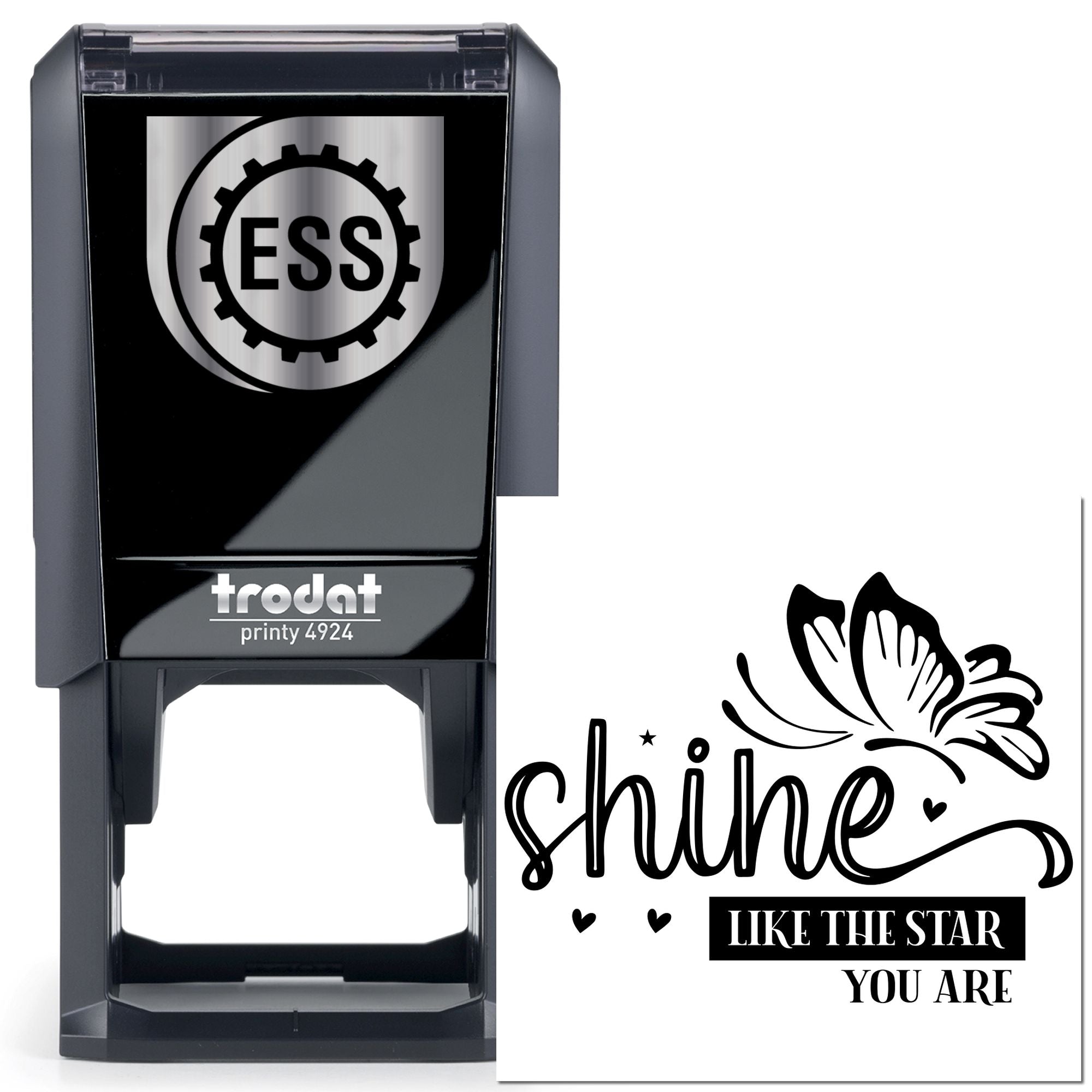 Self-Inking Motivational Quote Cardmaking Stamp