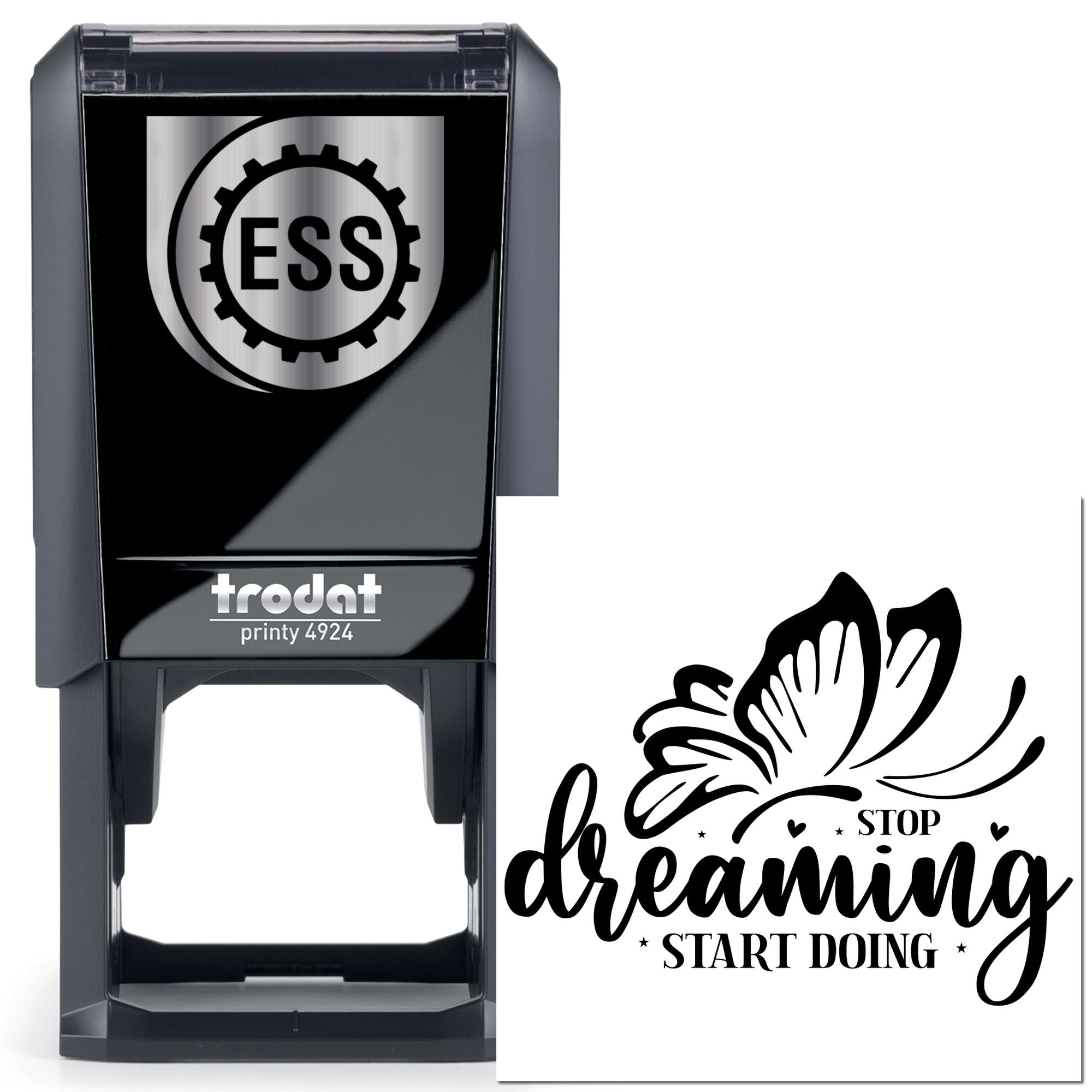 Self-Inking Dreaming Butterfly Journaling Stamp