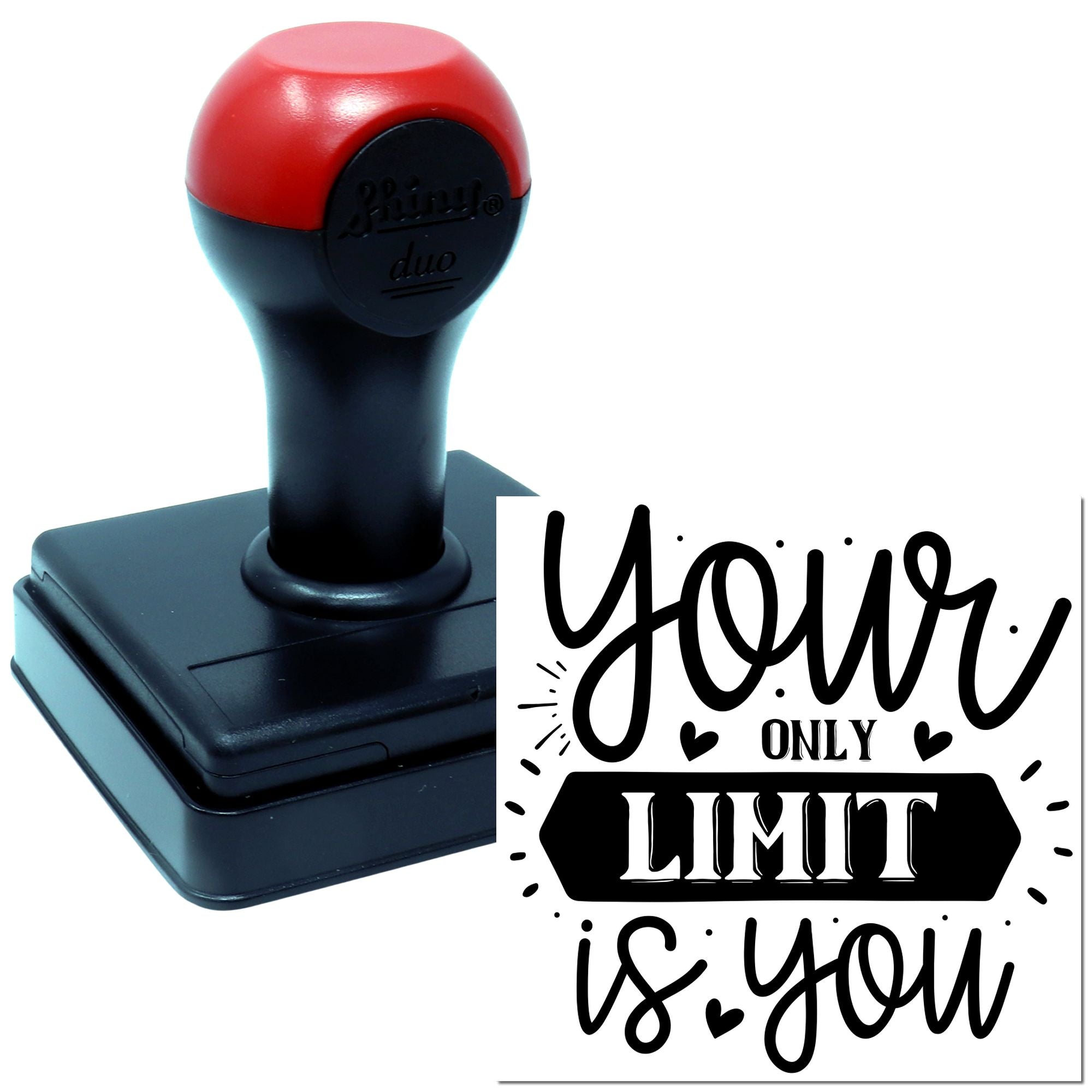 Duo Your Only Limit Is Yourself Hand Stamp