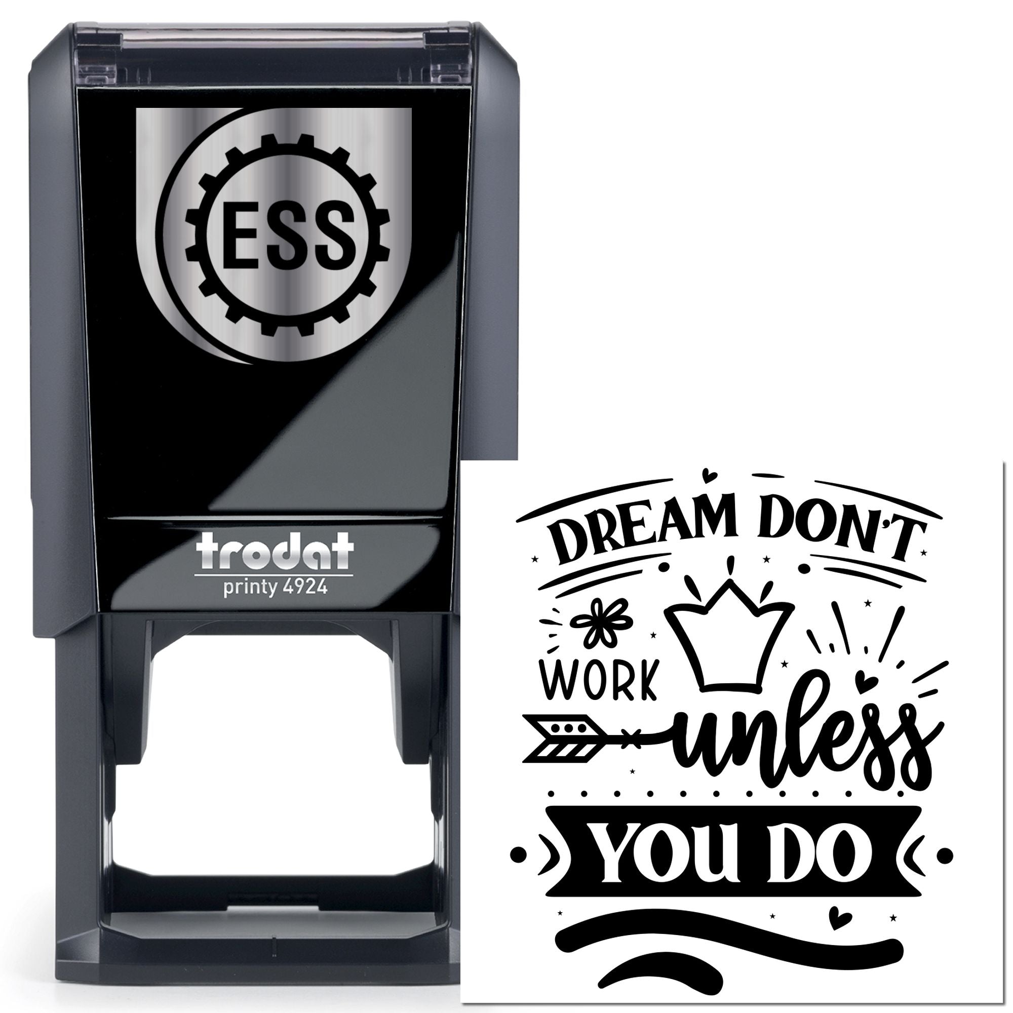 Self-Inking Motivational Poster Crafting Stamp