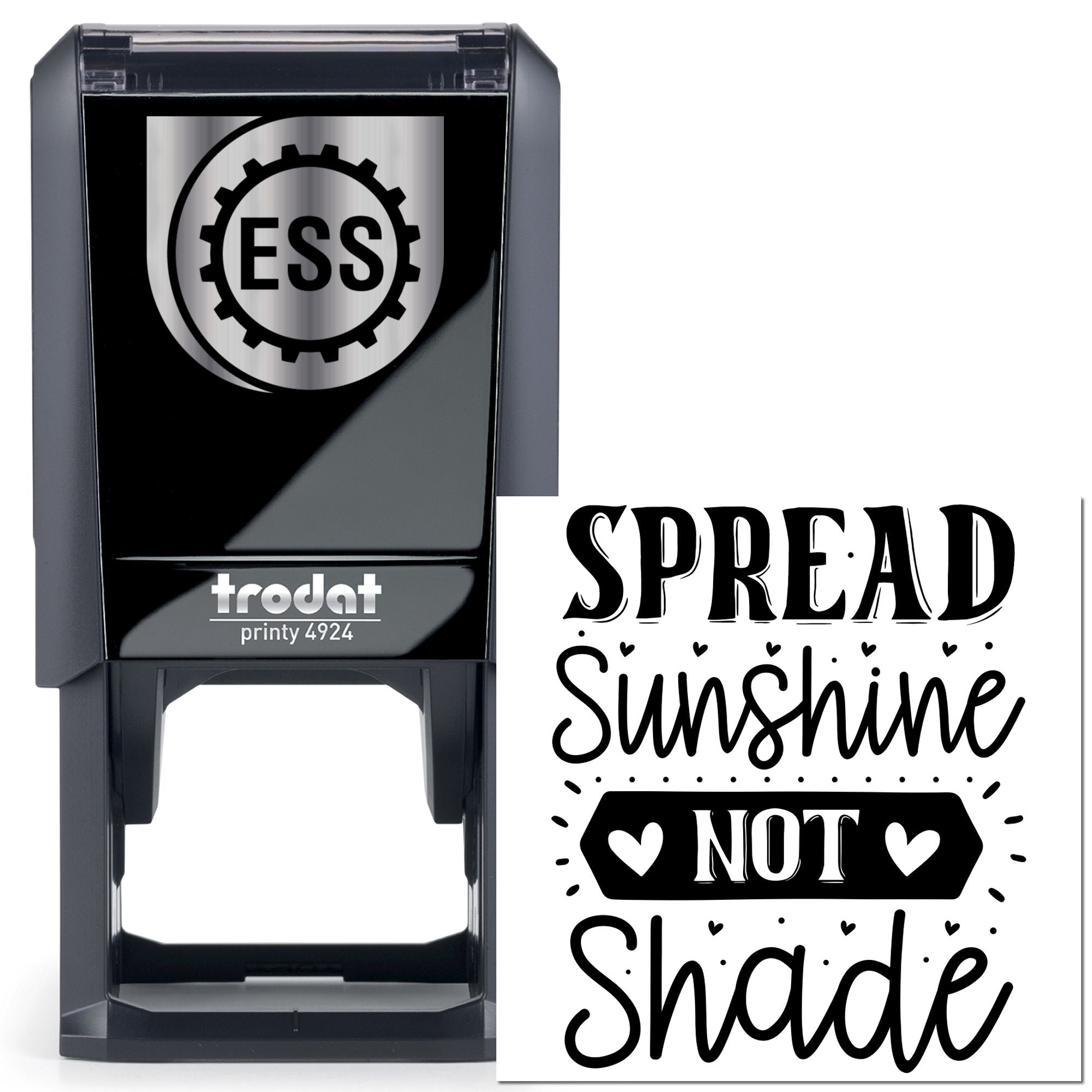 Self-Inking Spread Sunshine Greeting Card Stamp