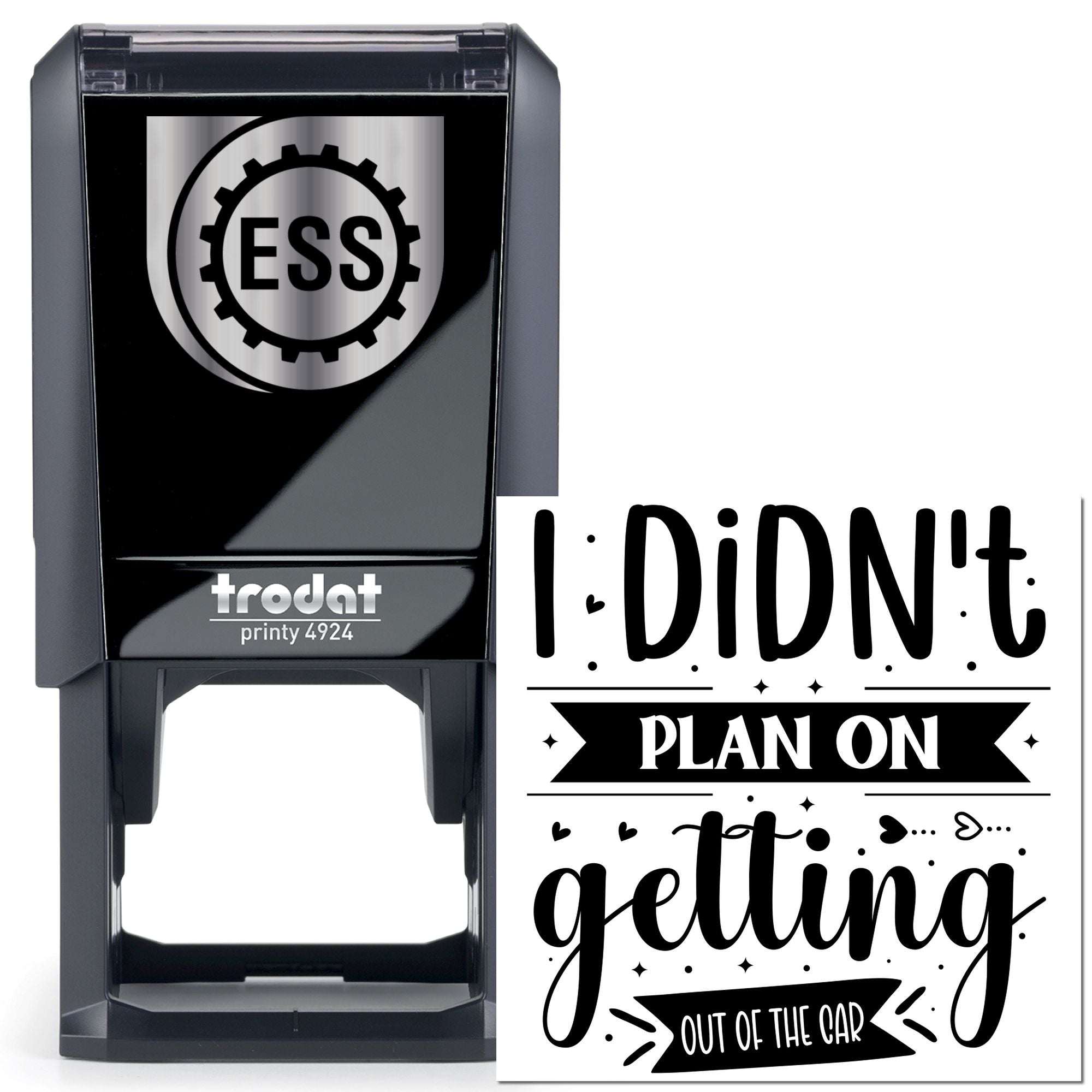 Self-Inking Unexpected Exit Papercraft Stamp
