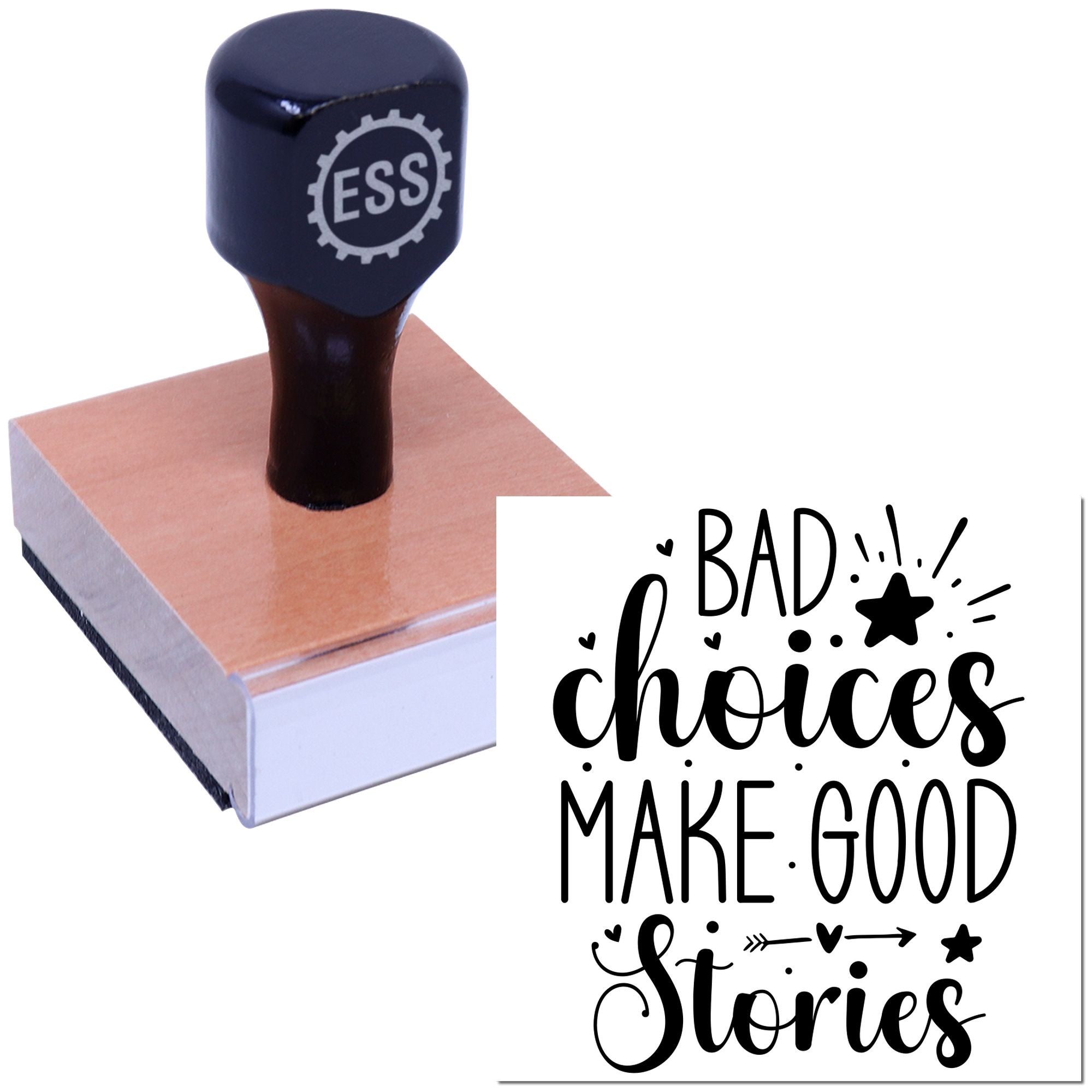 Reckless Story Maker Journaling Rubber Stamp