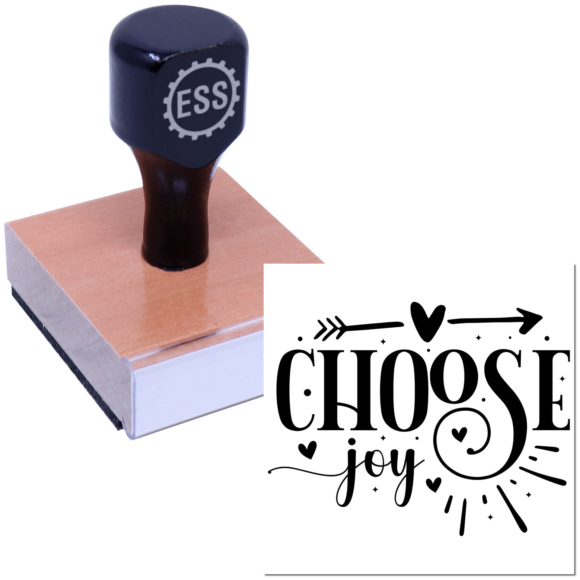 Whimsical Joyful Choice Paper Goods Rubber Stamp - Engineer Seal Stamps