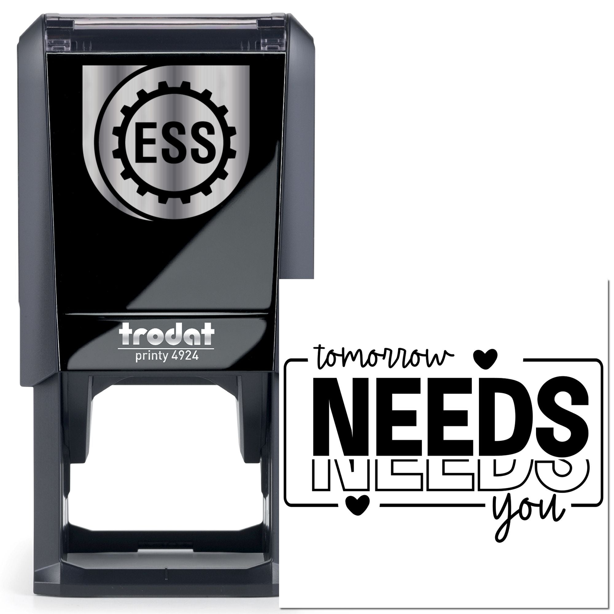 Self-Inking Needs You Paper Craft Stamp