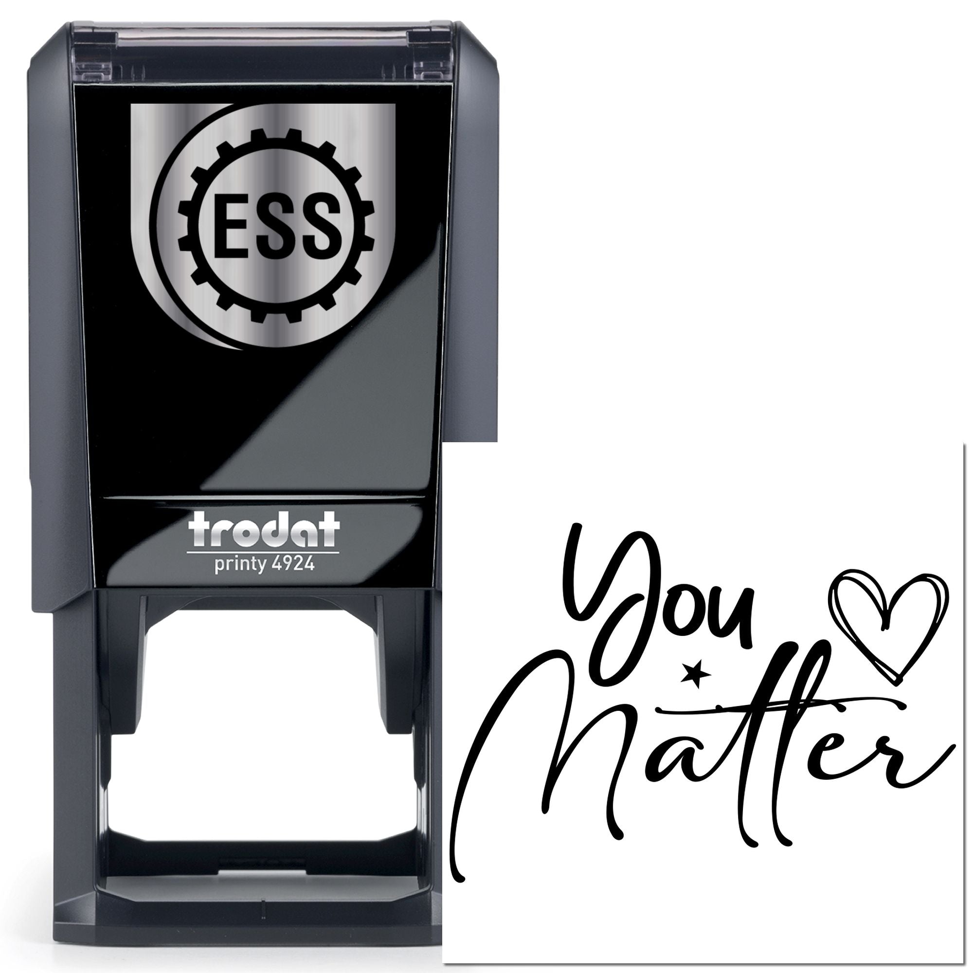 Self-Inking You Matter Papercraft Stamp