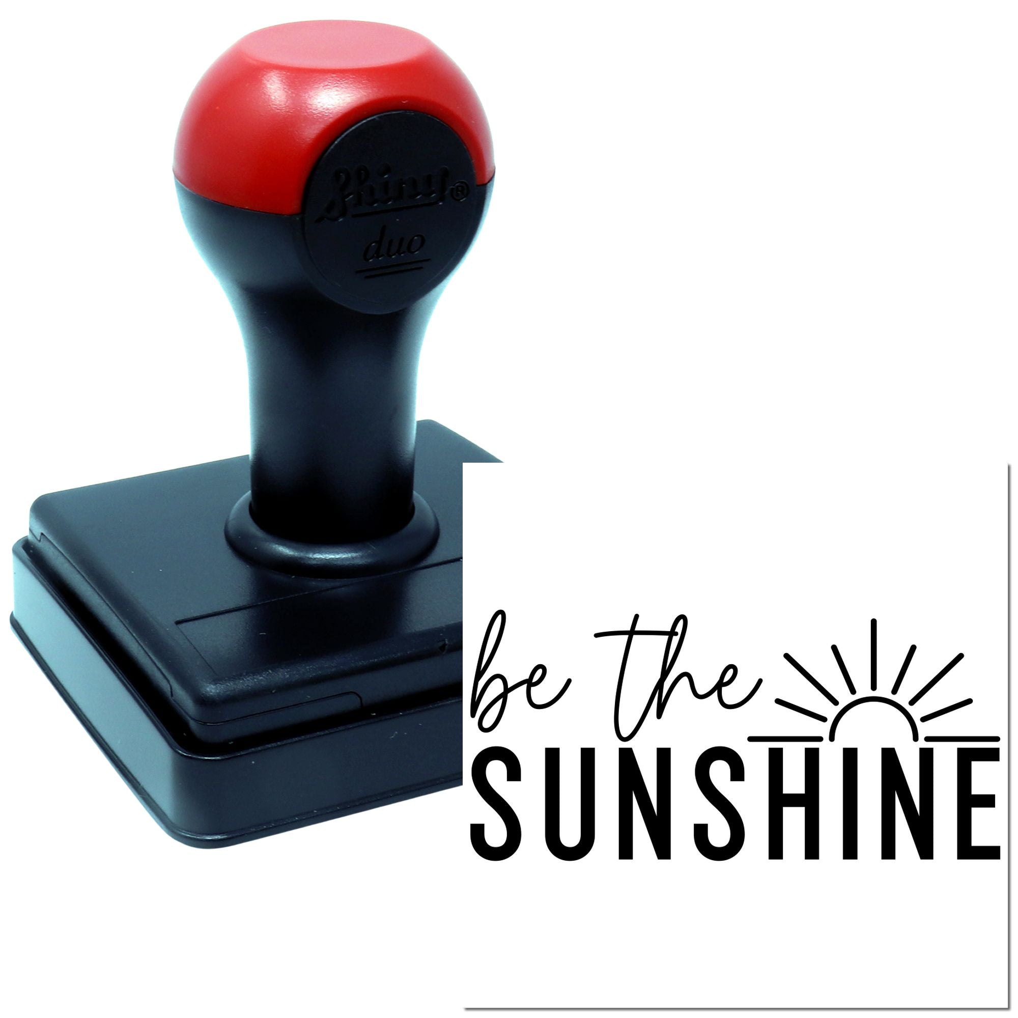 Duo Radiant Morning Minimalist Inspirational Wall Art Hand Stamp