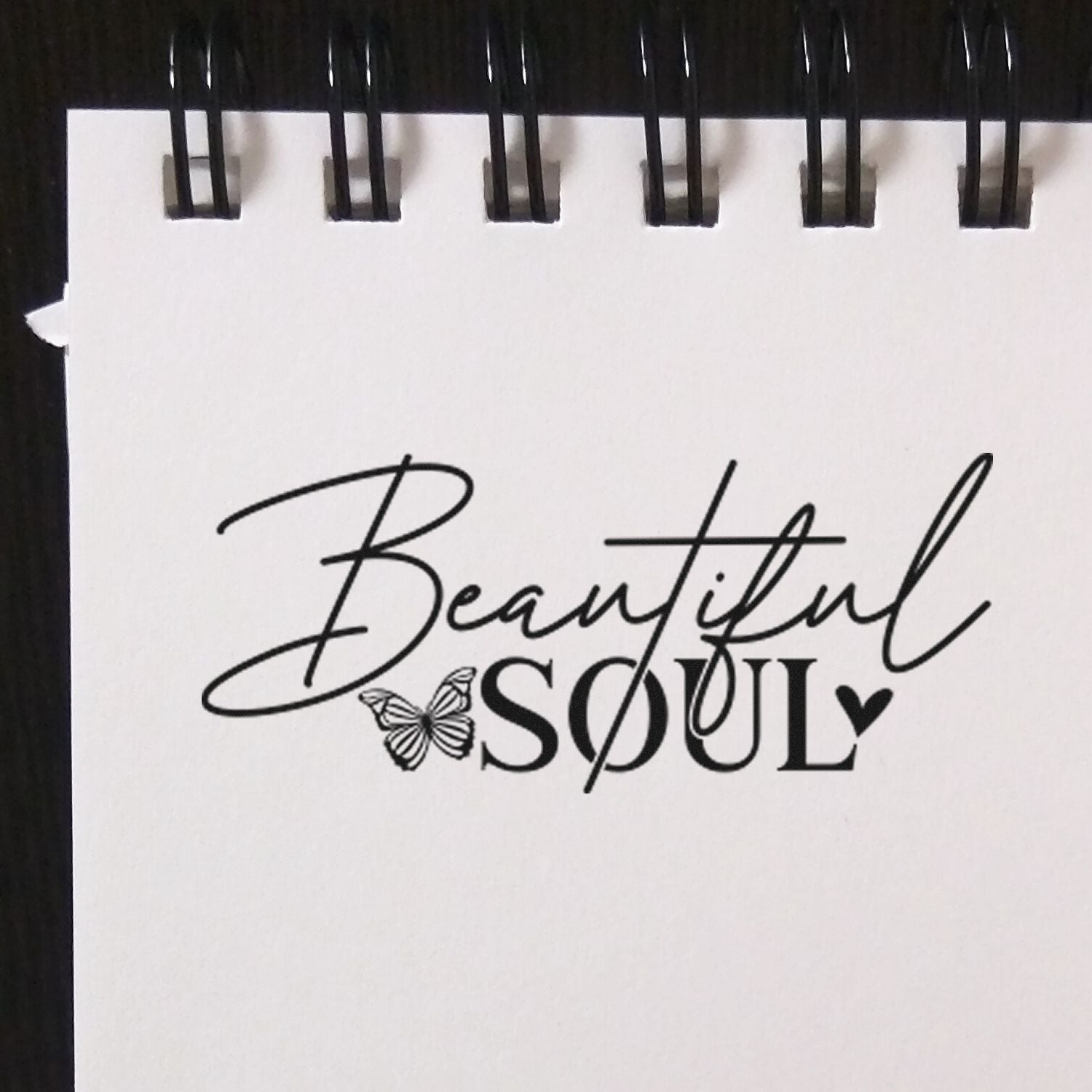 Self-Inking Beautiful Soul Favor Tag Stamp