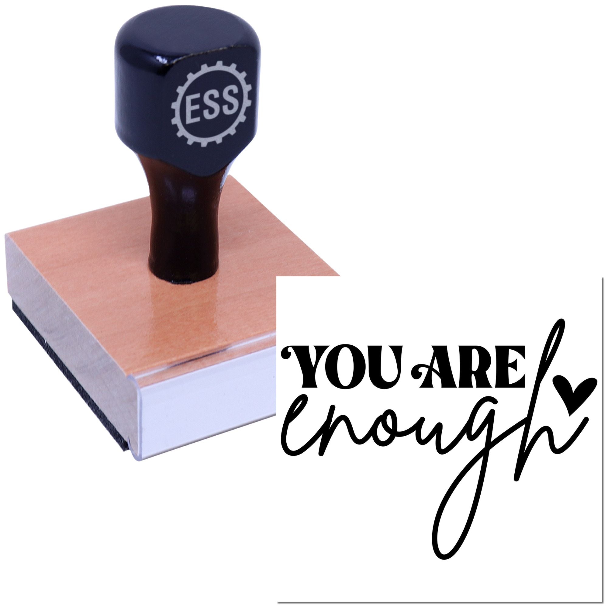 Embrace Your Worth Scrapbooking Rubber Stamp