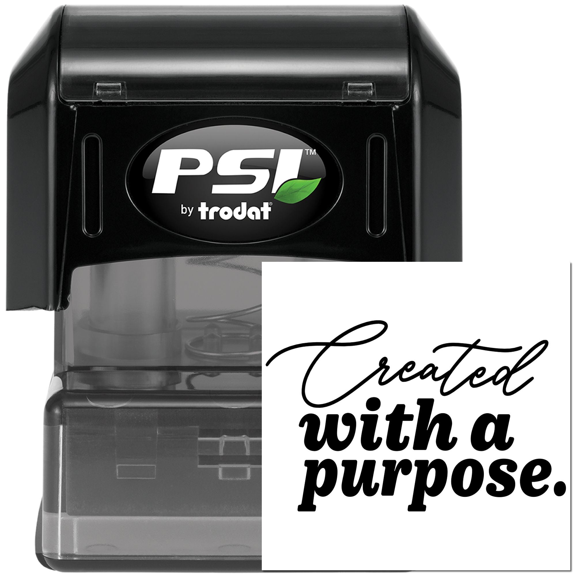 Pre-Inked Created With Purpose Craft Stamp