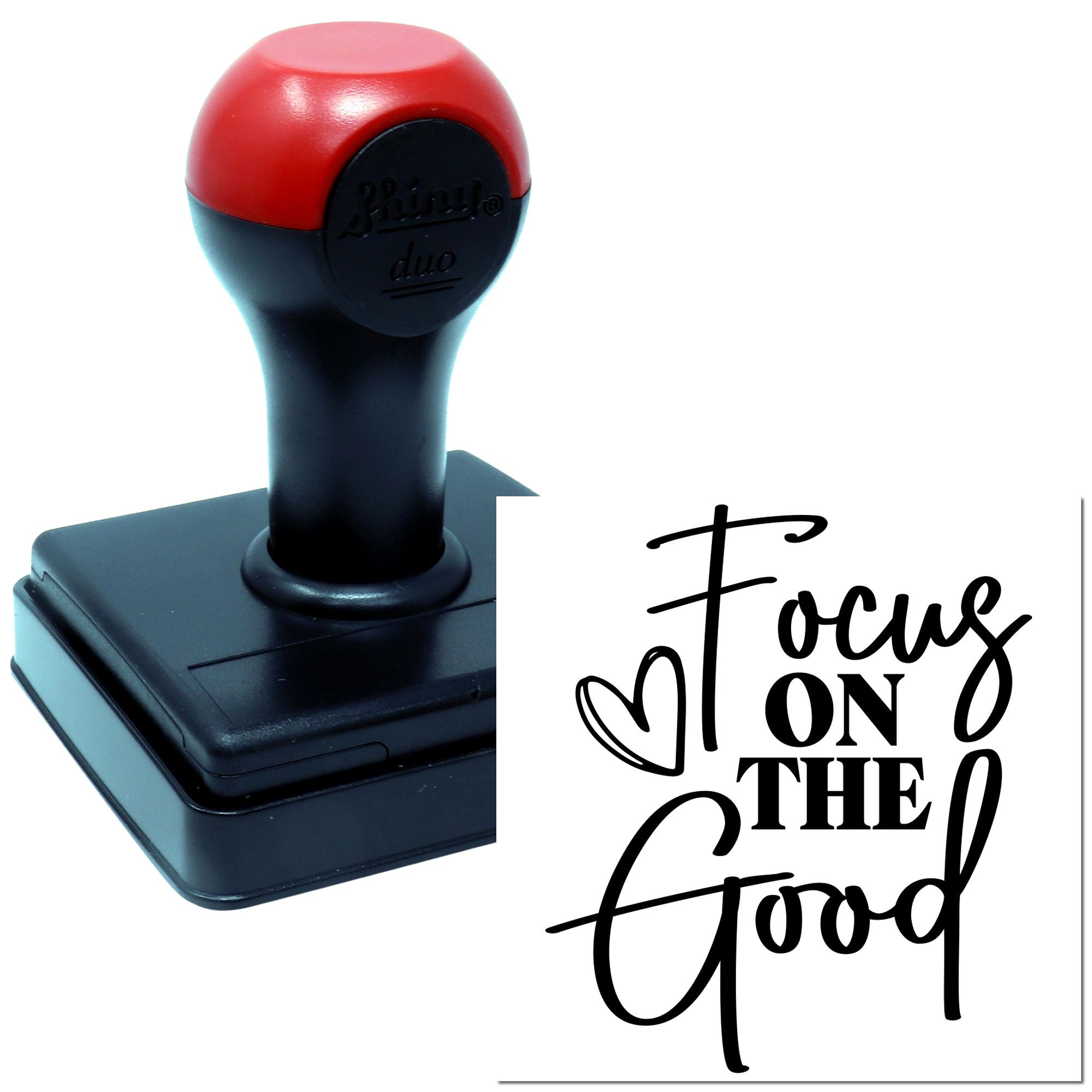 Duo Heartfelt Focus On The Good Hand Stamp