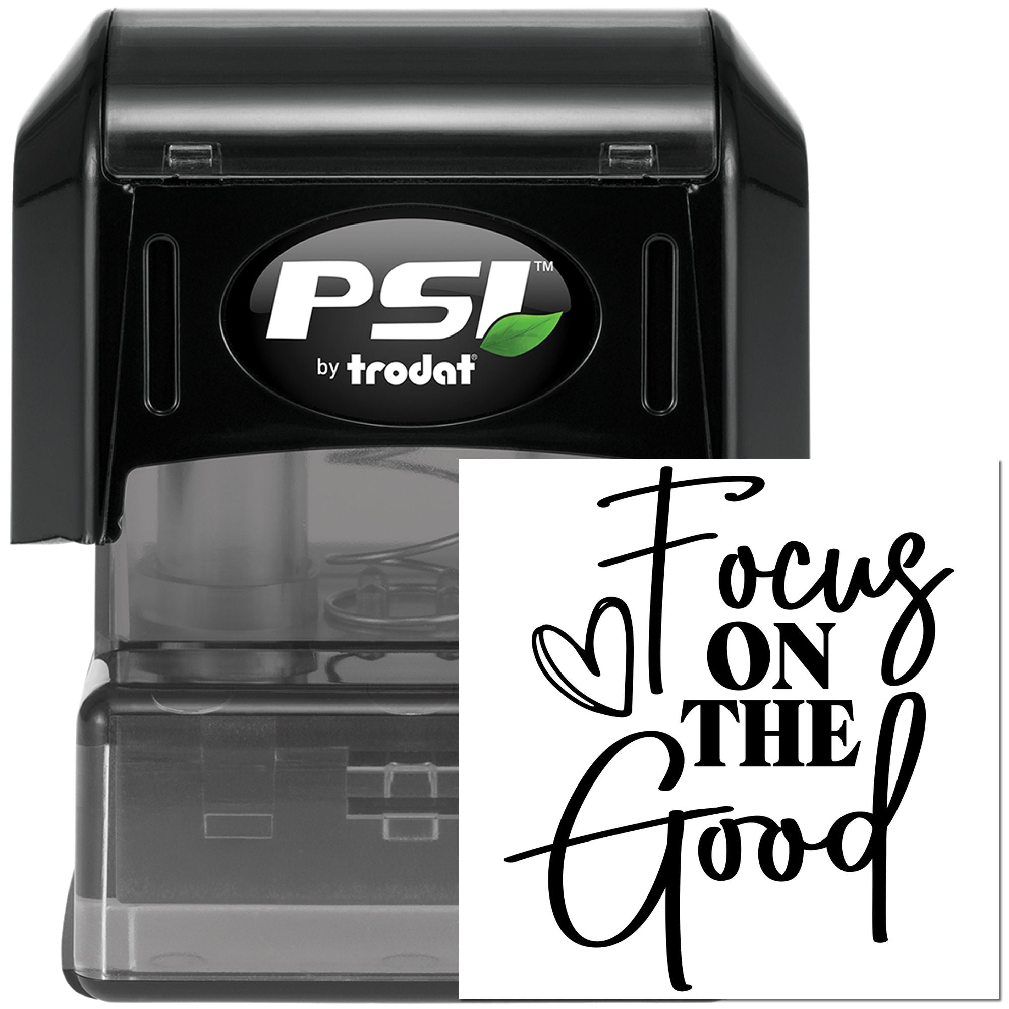 Pre-Inked Focus On Good Scrapbook Stamp