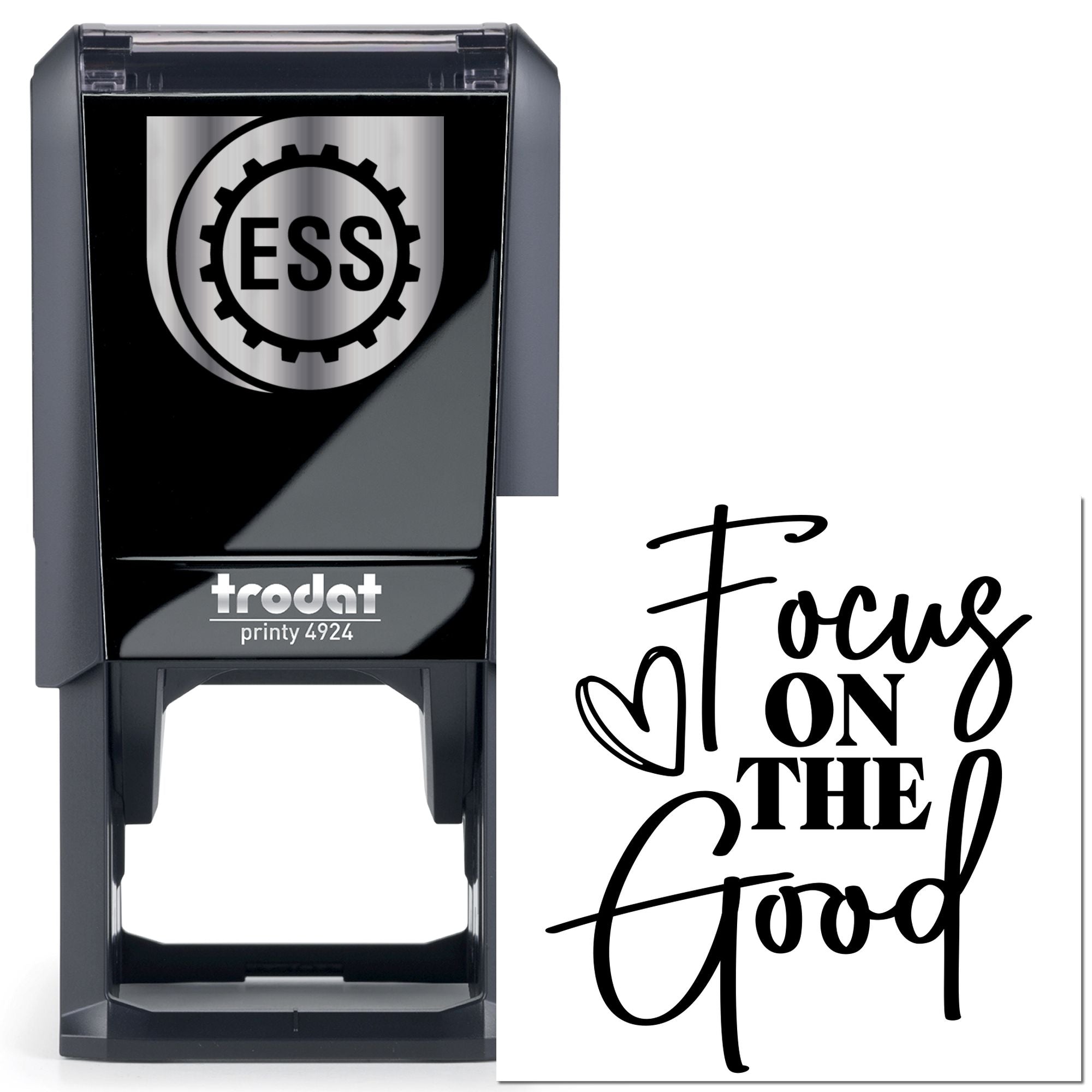Self-Inking Positive Focus Crafting Stamp