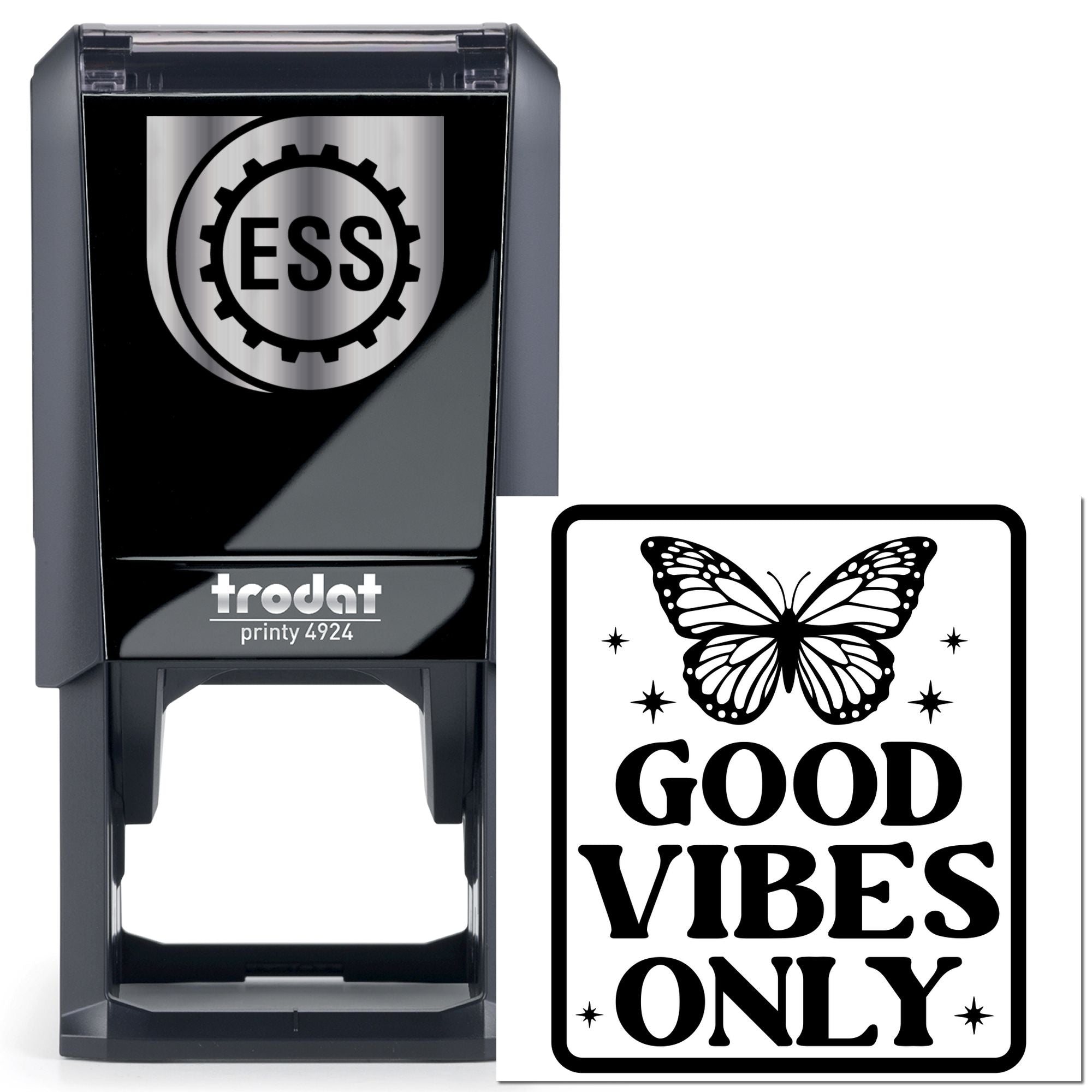 Self-Inking Good Vibes Paper Craft Stamp