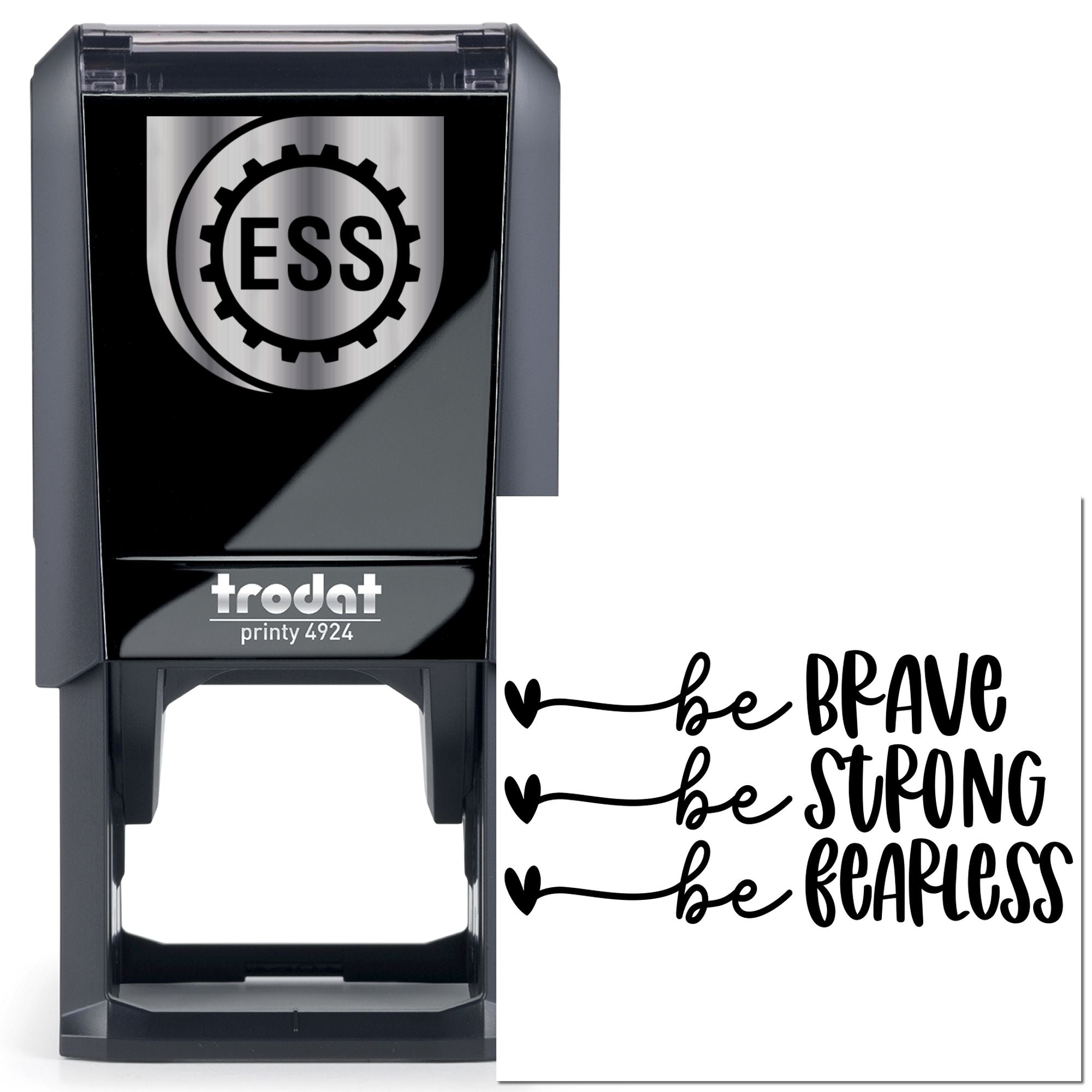 Self-Inking Be Brave Journaling Stamp