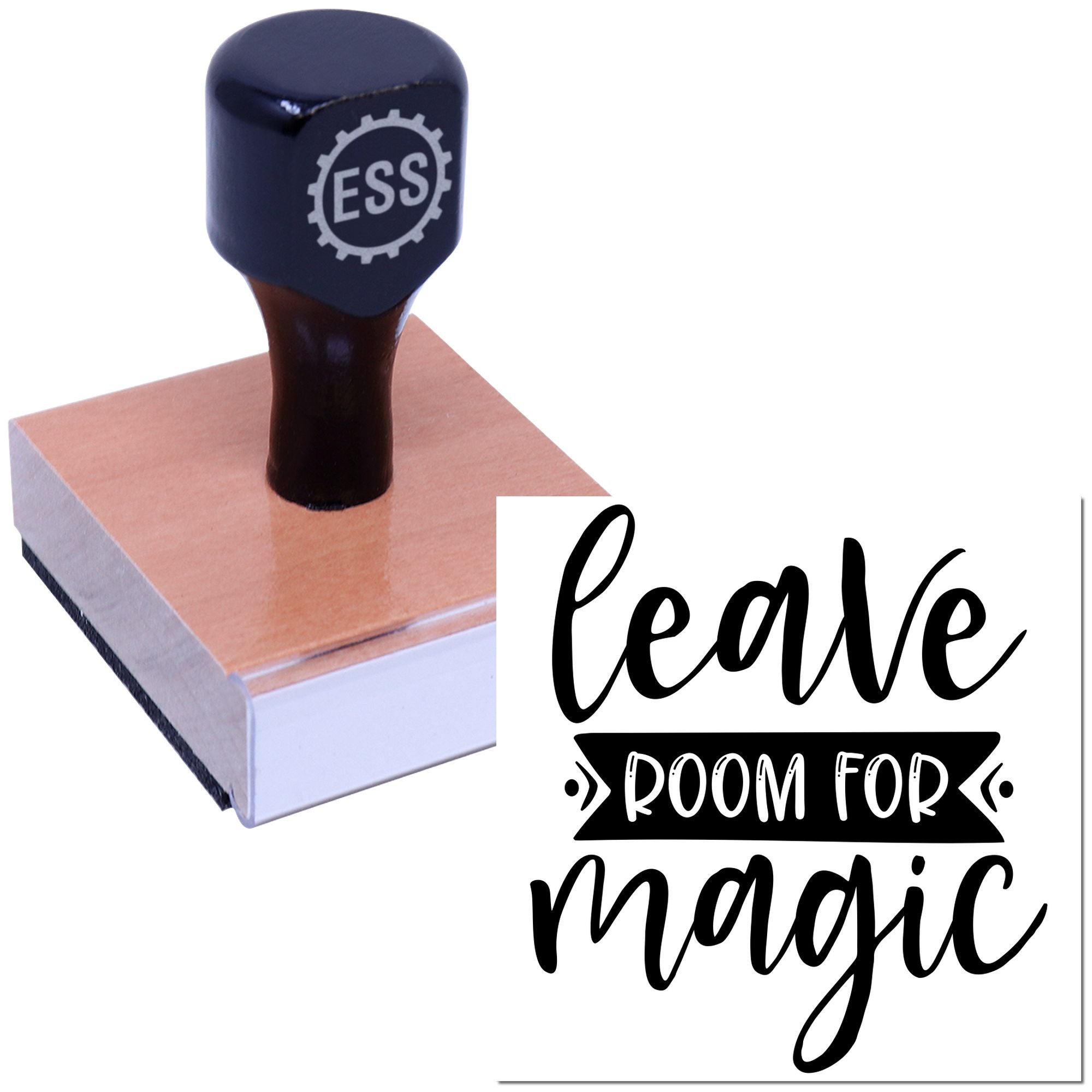Embrace The Magic Postcard Rubber Stamp