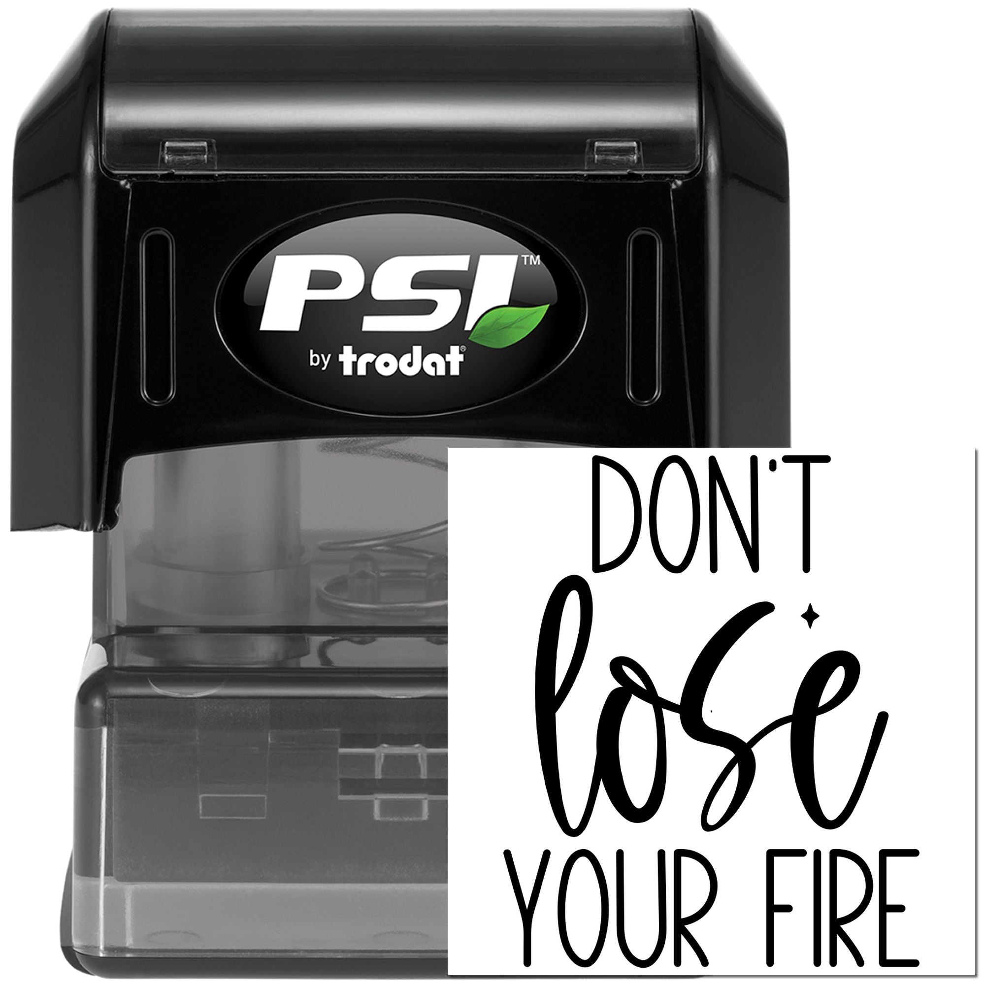 Pre-Inked Don't Lose Fire Tag Stamp