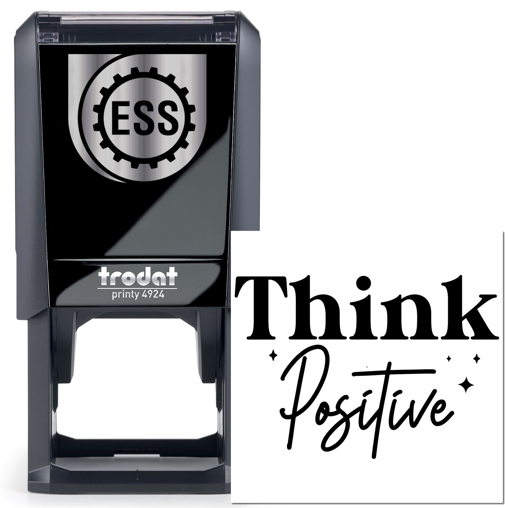 Self-Inking Think Positive Craft Stamp