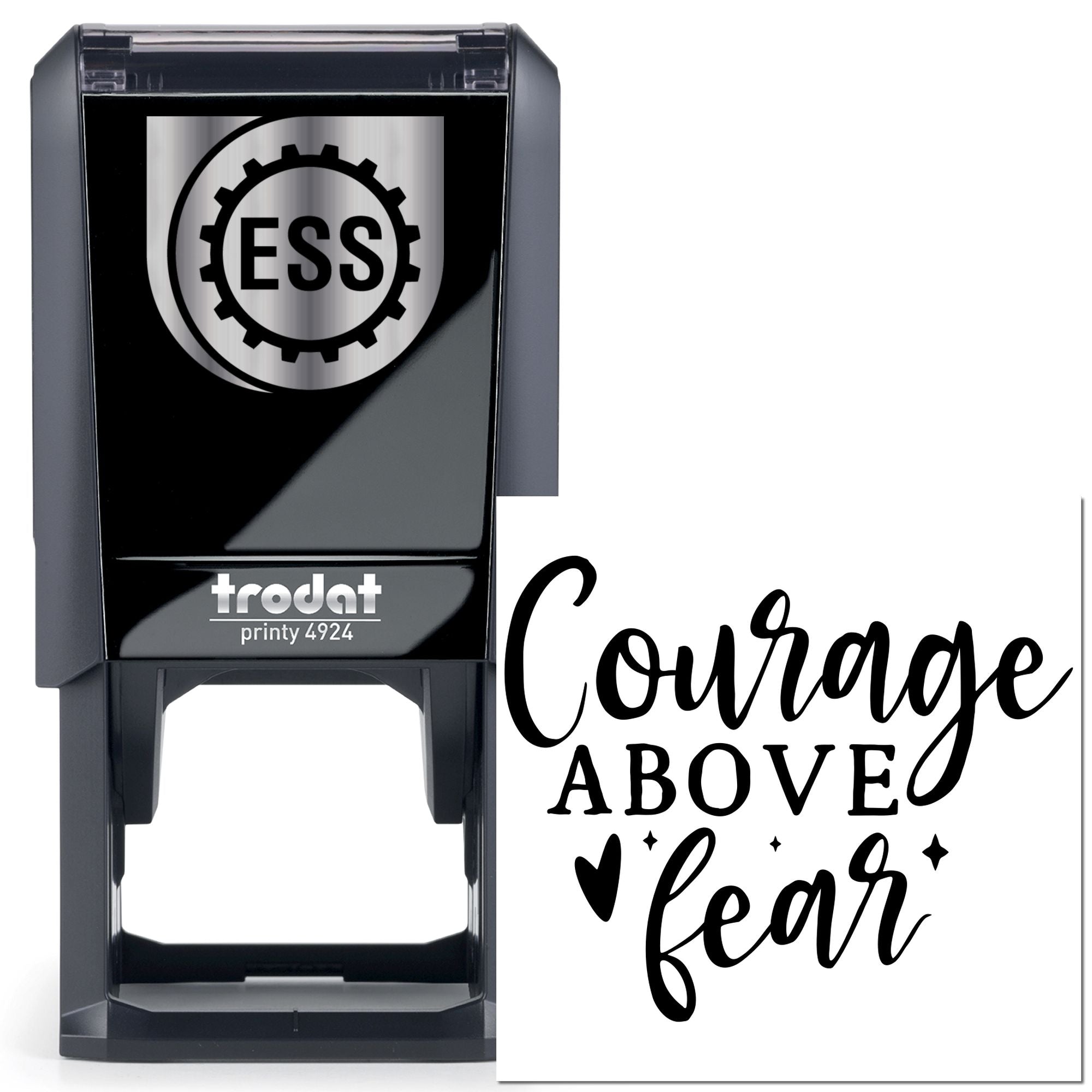 Self-Inking Fearless Courage Handcraft Stamp