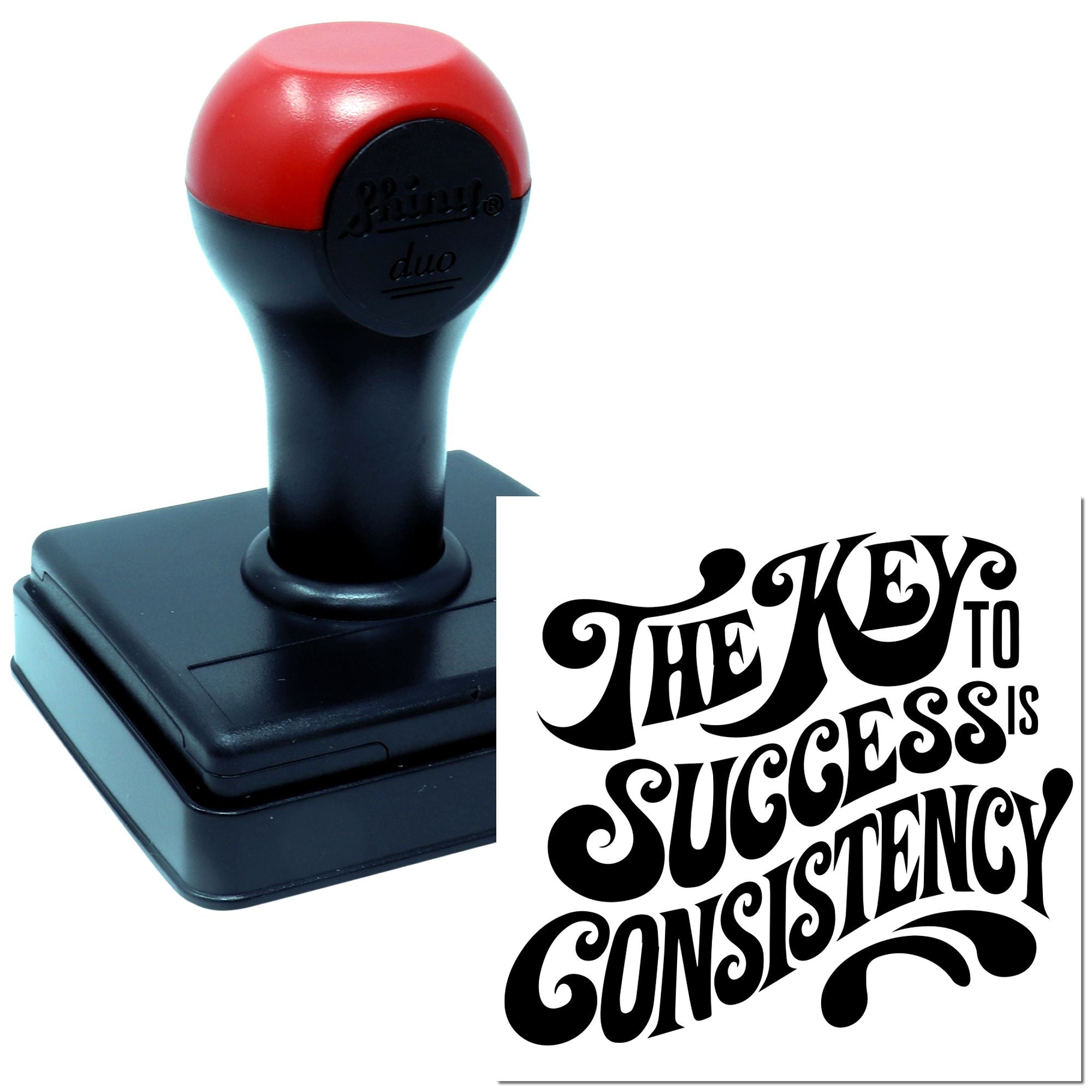 Duo Key To Success Is Consistency Hand Stamp