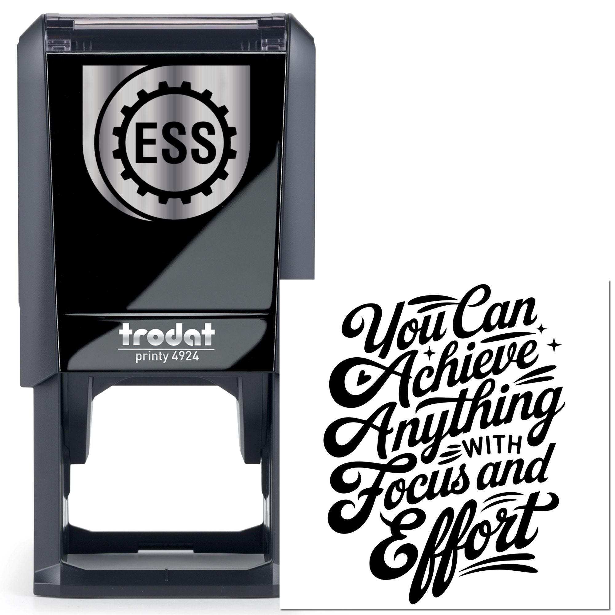 Self-Inking Motivational Quote Handcraft Stamp