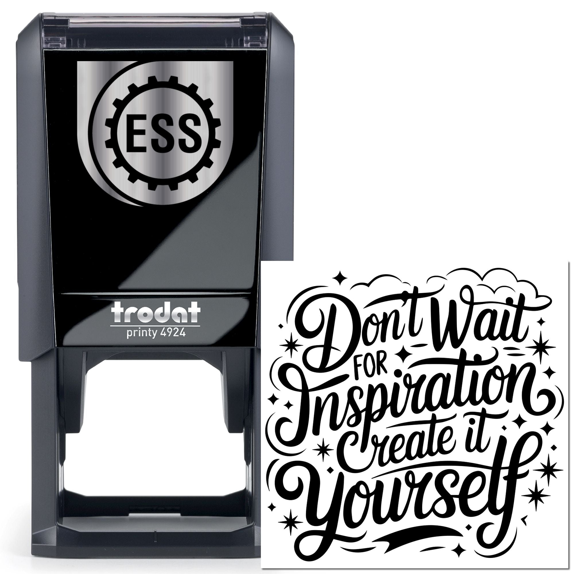Self-Inking Inspiration Creator Note Card Stamp