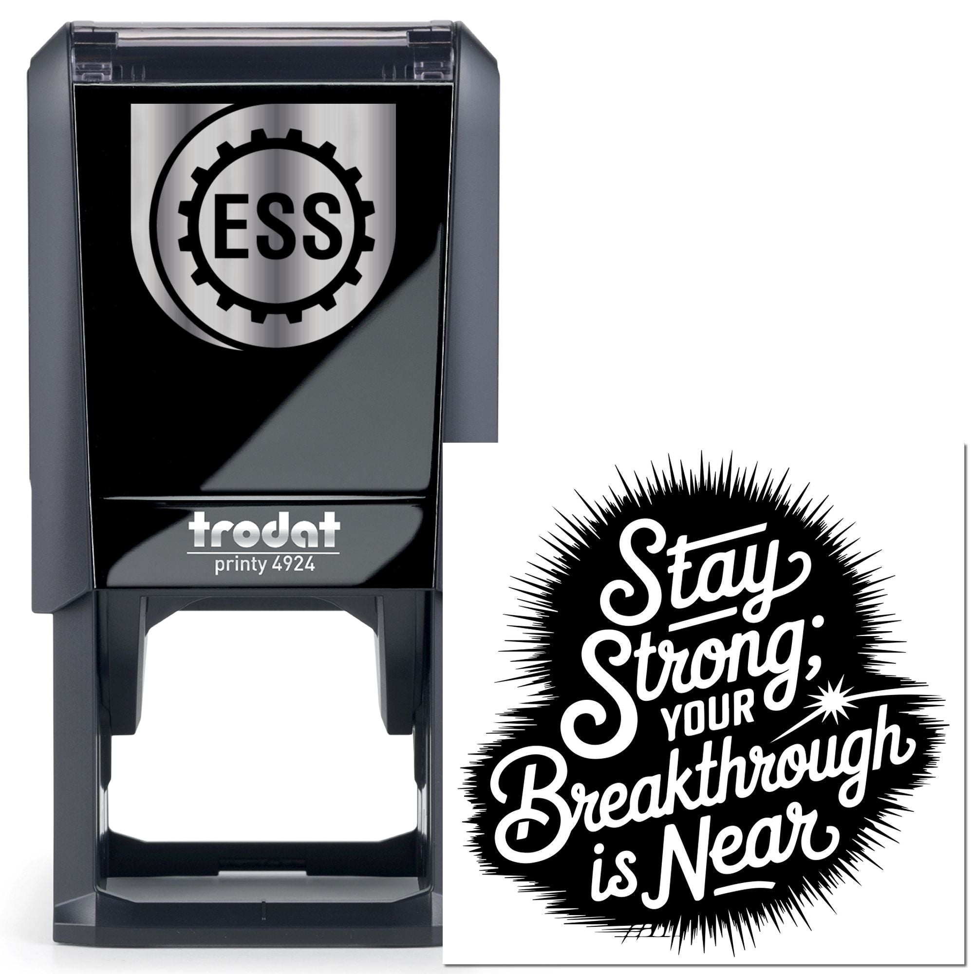Self-Inking Motivation Burst Tag Stamp