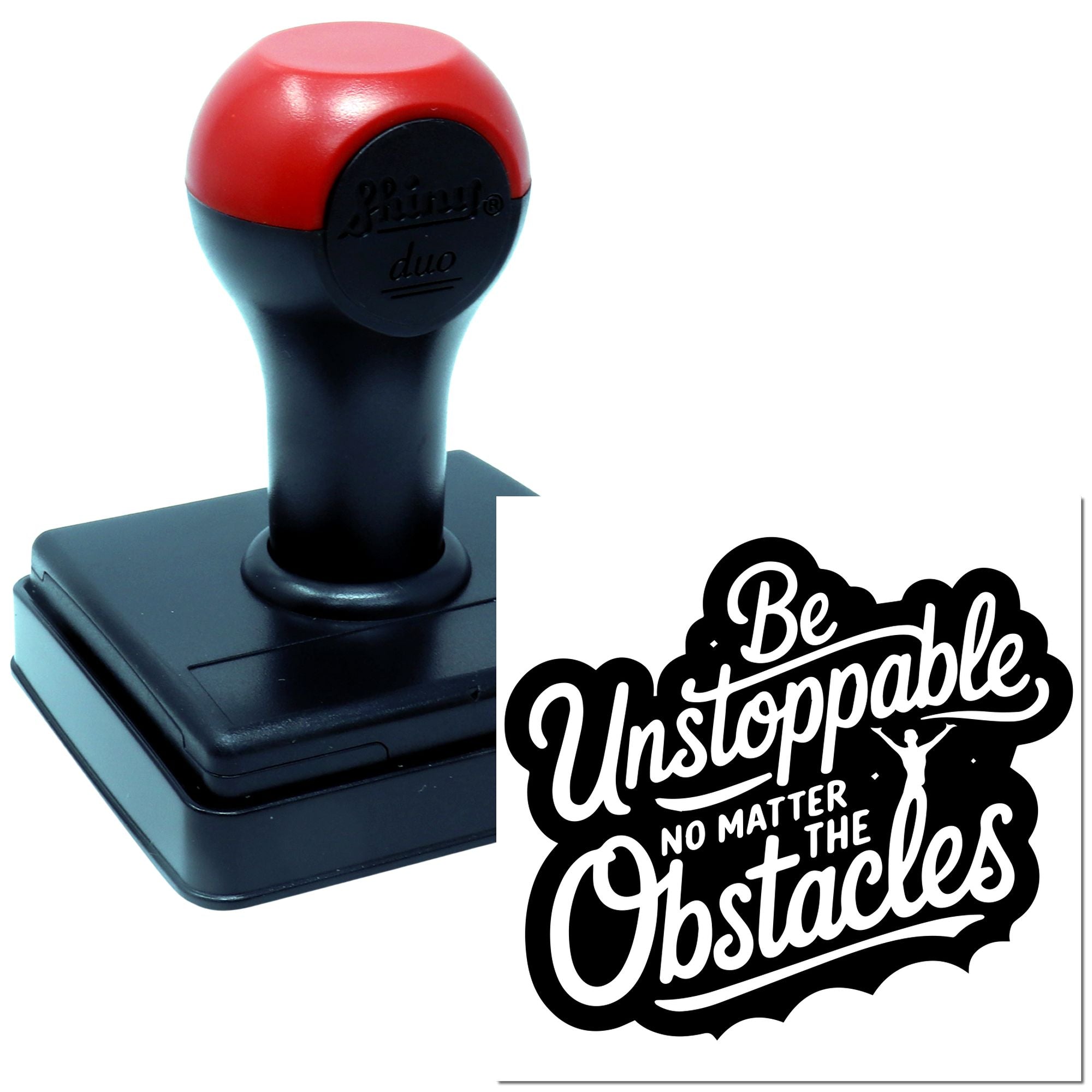 Duo Unstoppable Spirit Overcomes Every Obstacle Hand Stamp