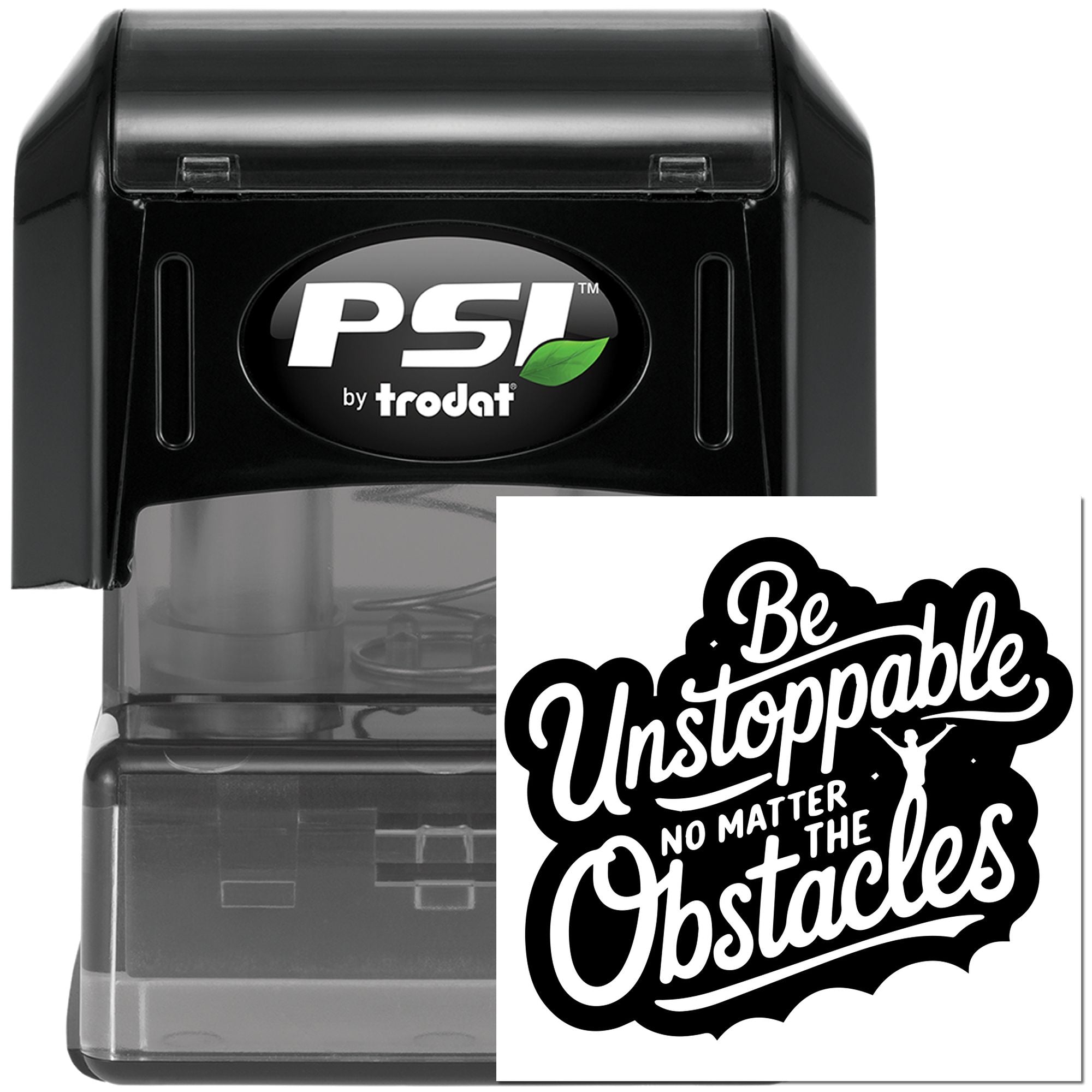 Pre-Inked Motivational Quote Poster Craft Stamp