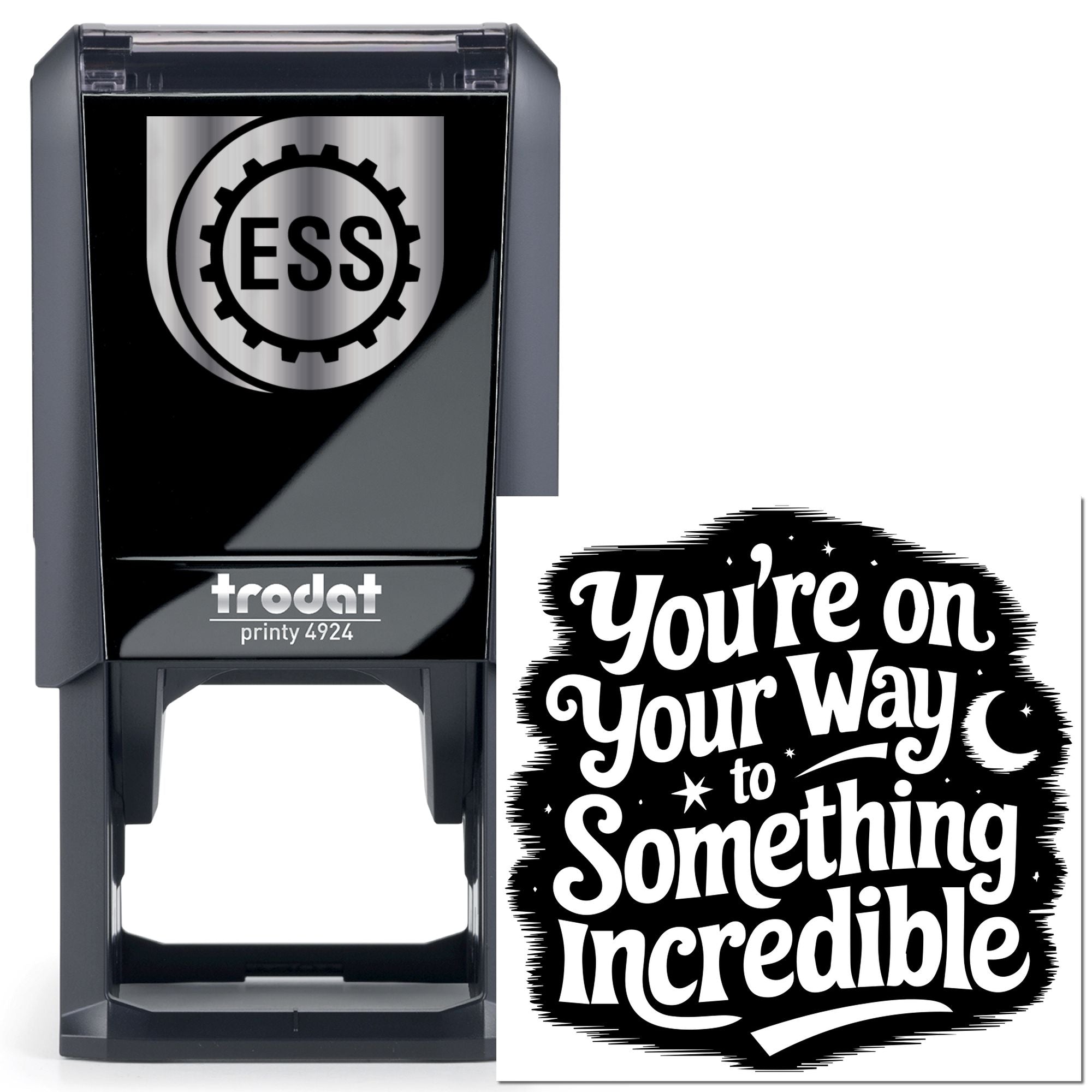 Self-Inking Motivational Quote Crafting Stamp