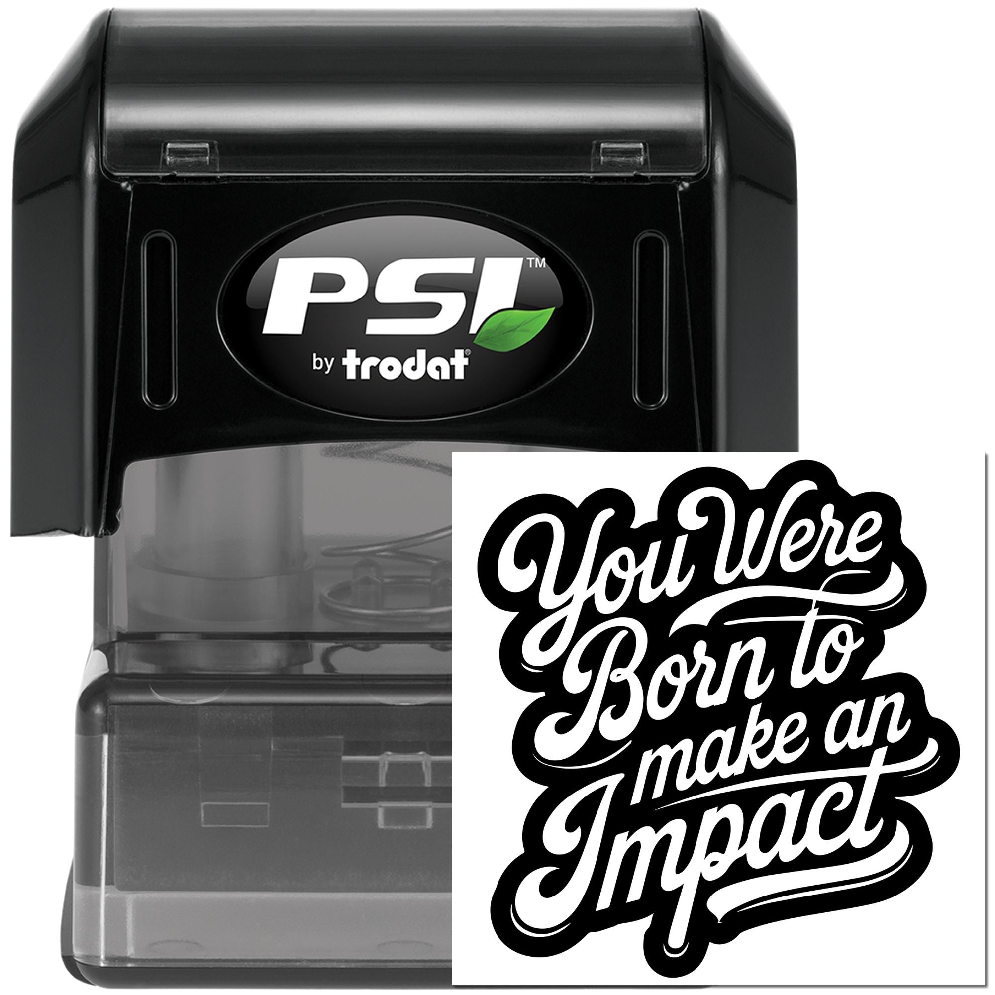 Pre-Inked Born To Impact Crafting Stamp
