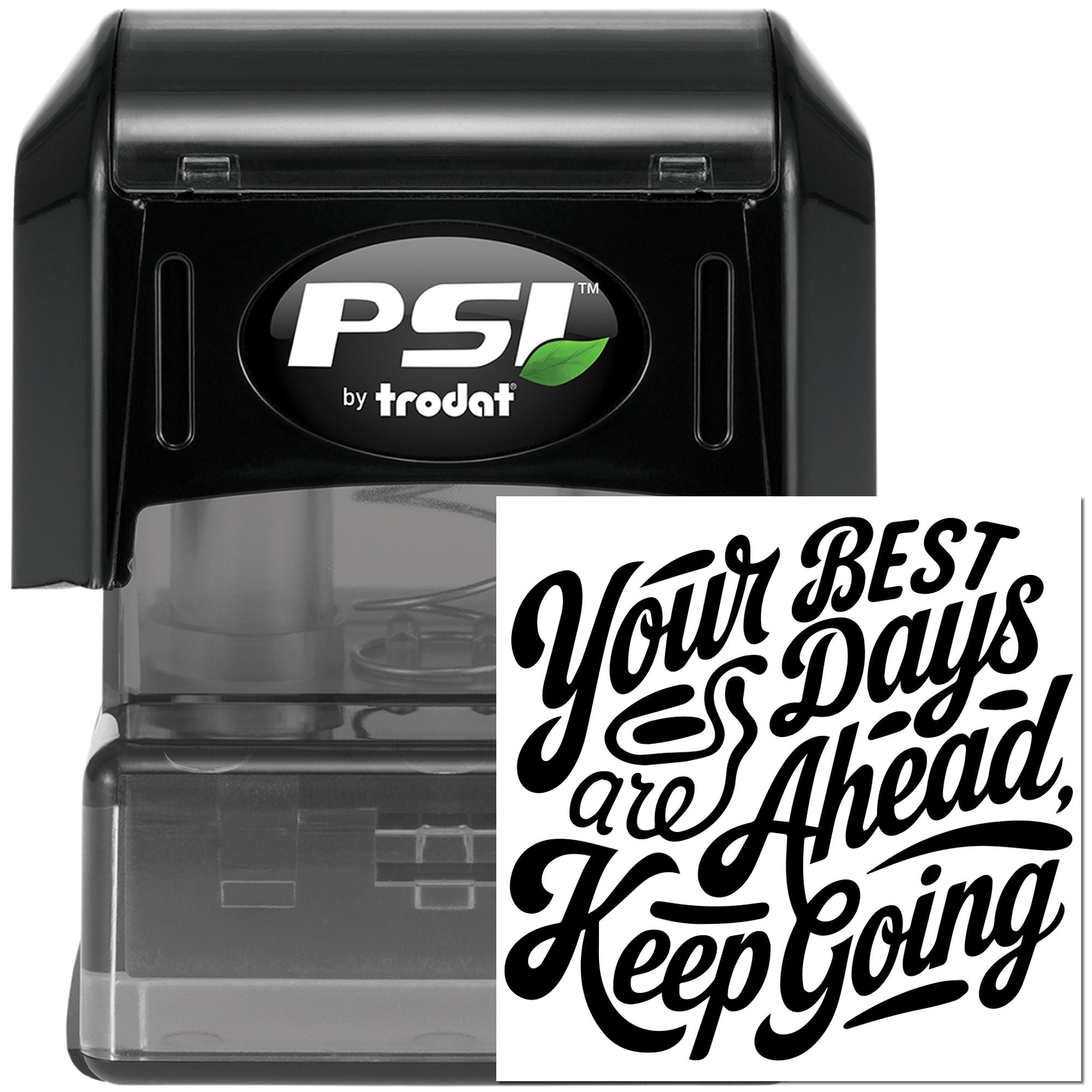 Pre-Inked Motivational Quote Artwork Paper Craft Stamp